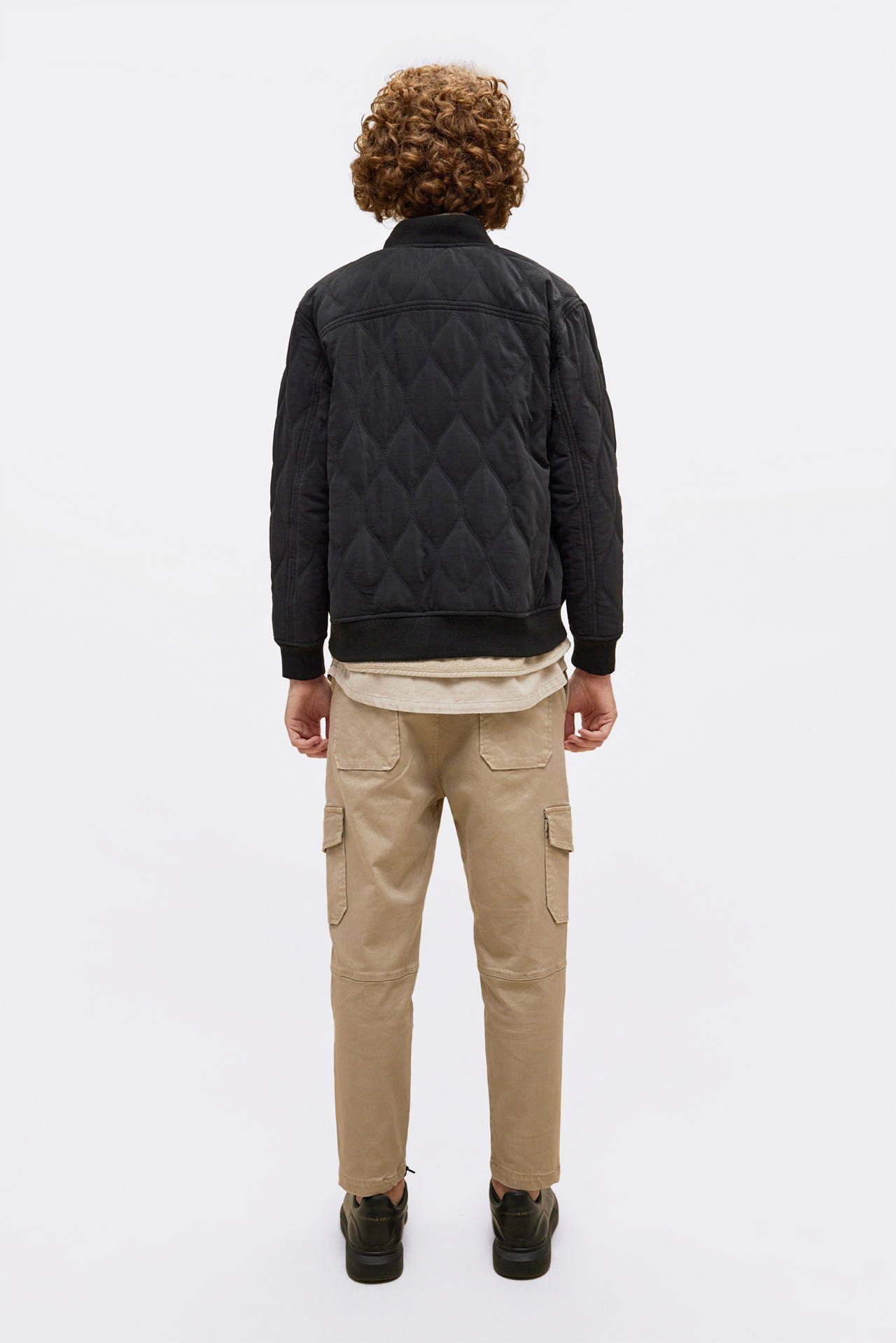 Quilted Bomber Jacket