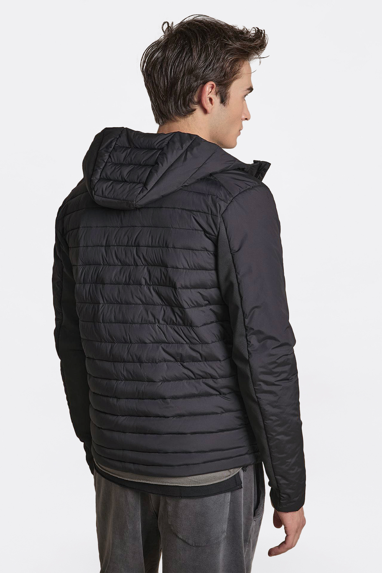SEMI-QUILTED FITTED JACKET
