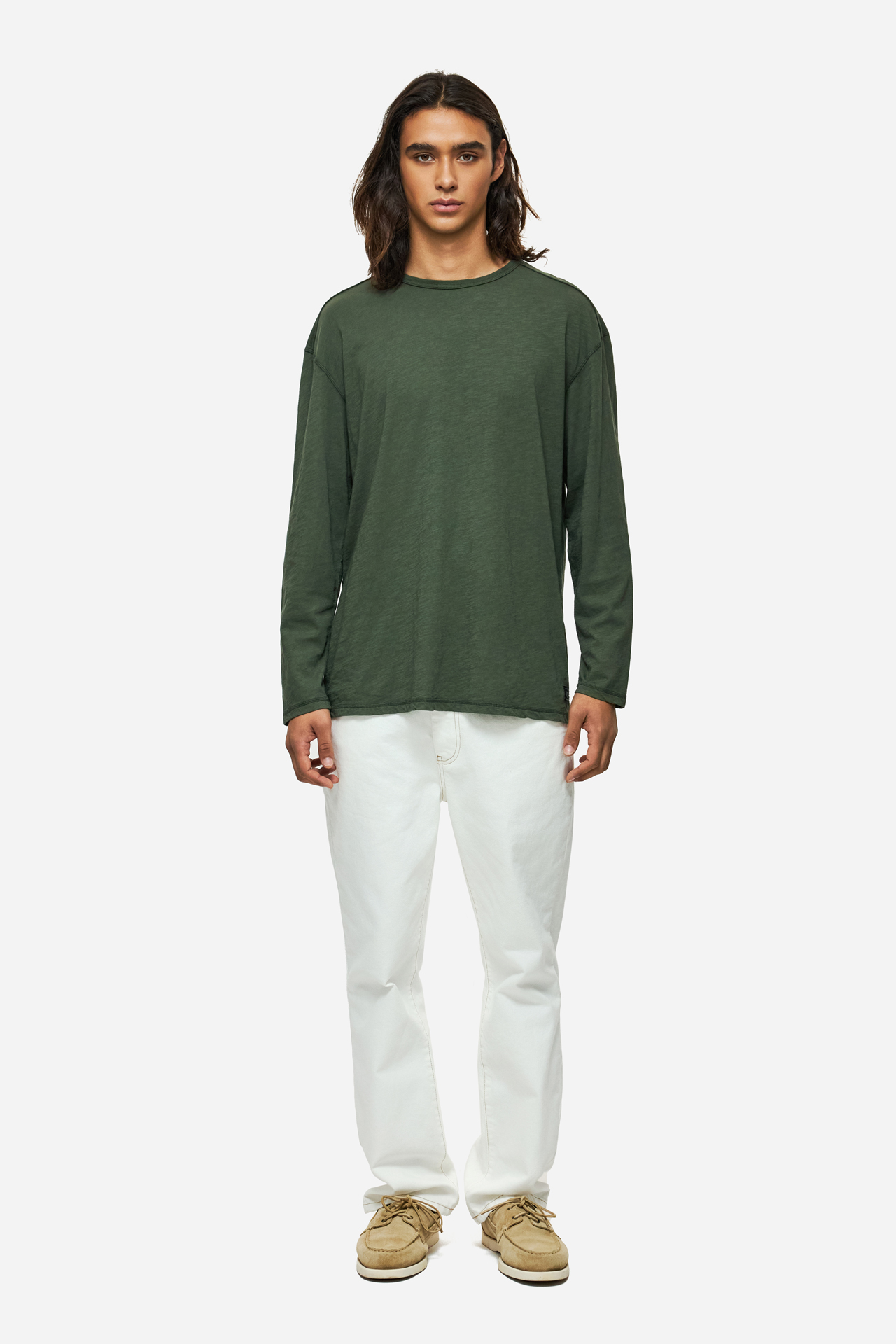 OVERSIZED LONGSLEEVE WITH RAW EDGES