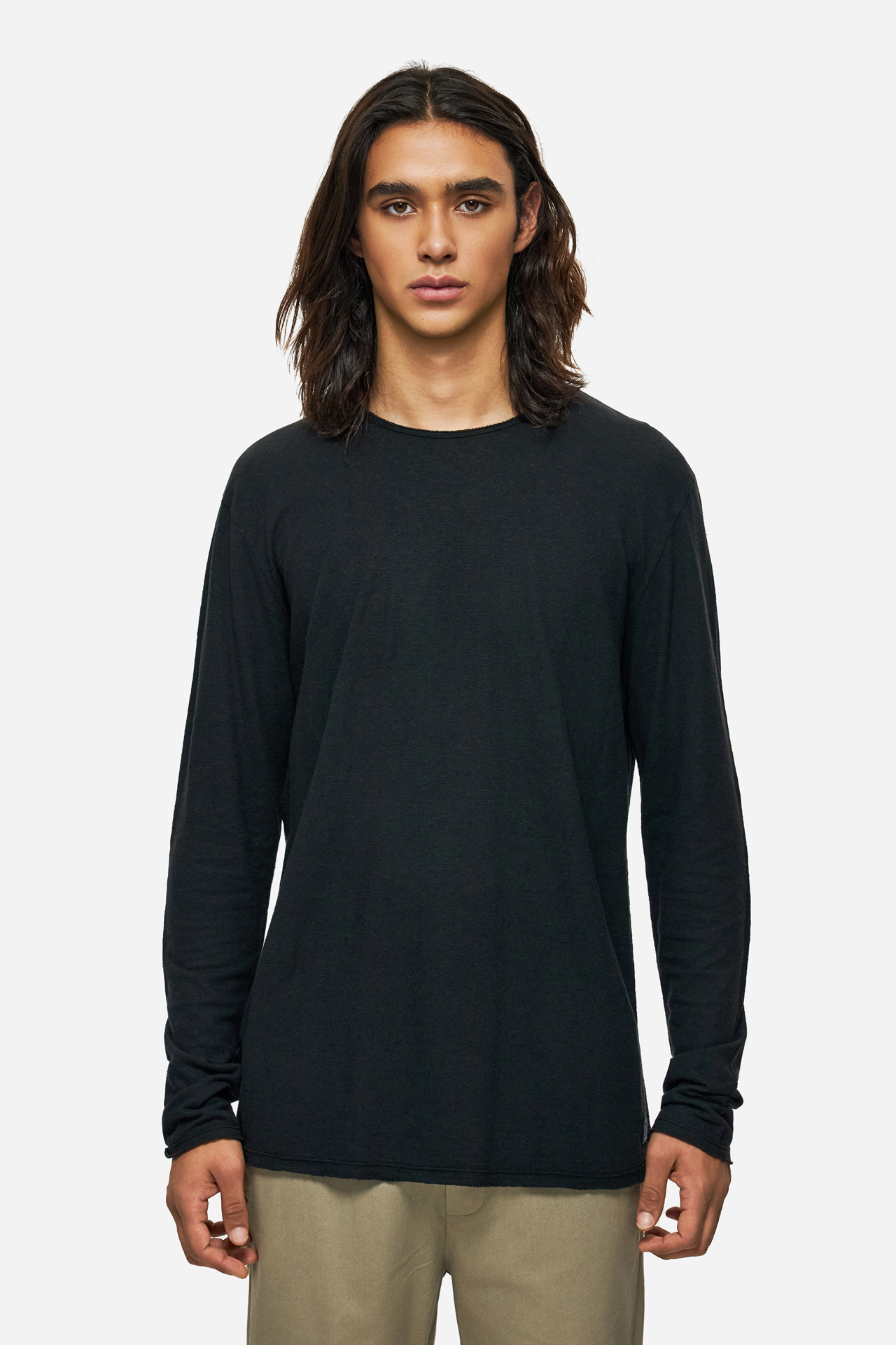 LINEN BLEND LONGSLEEVE