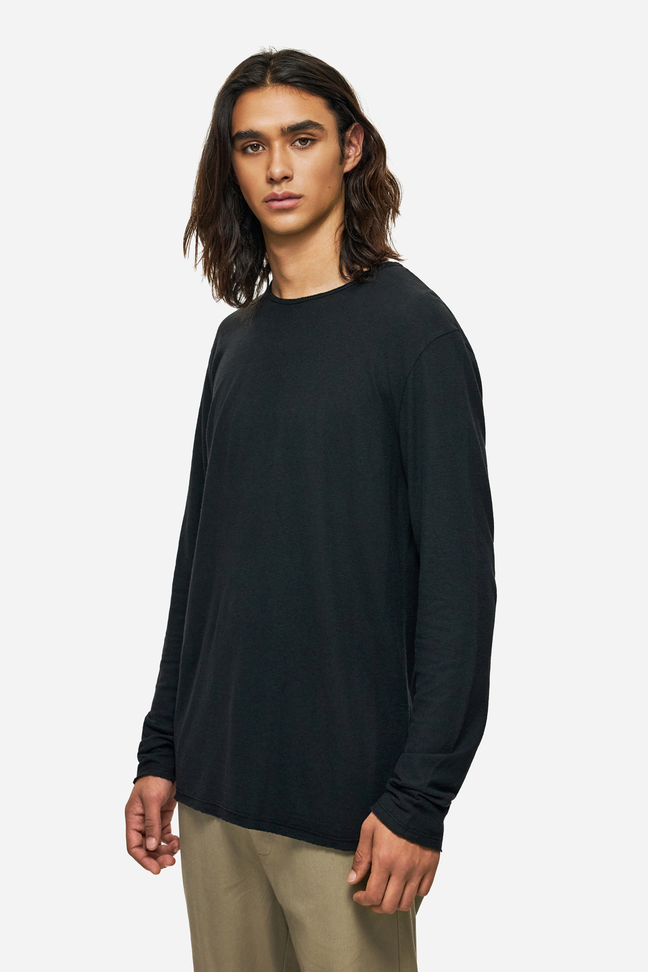 LINEN BLEND LONGSLEEVE