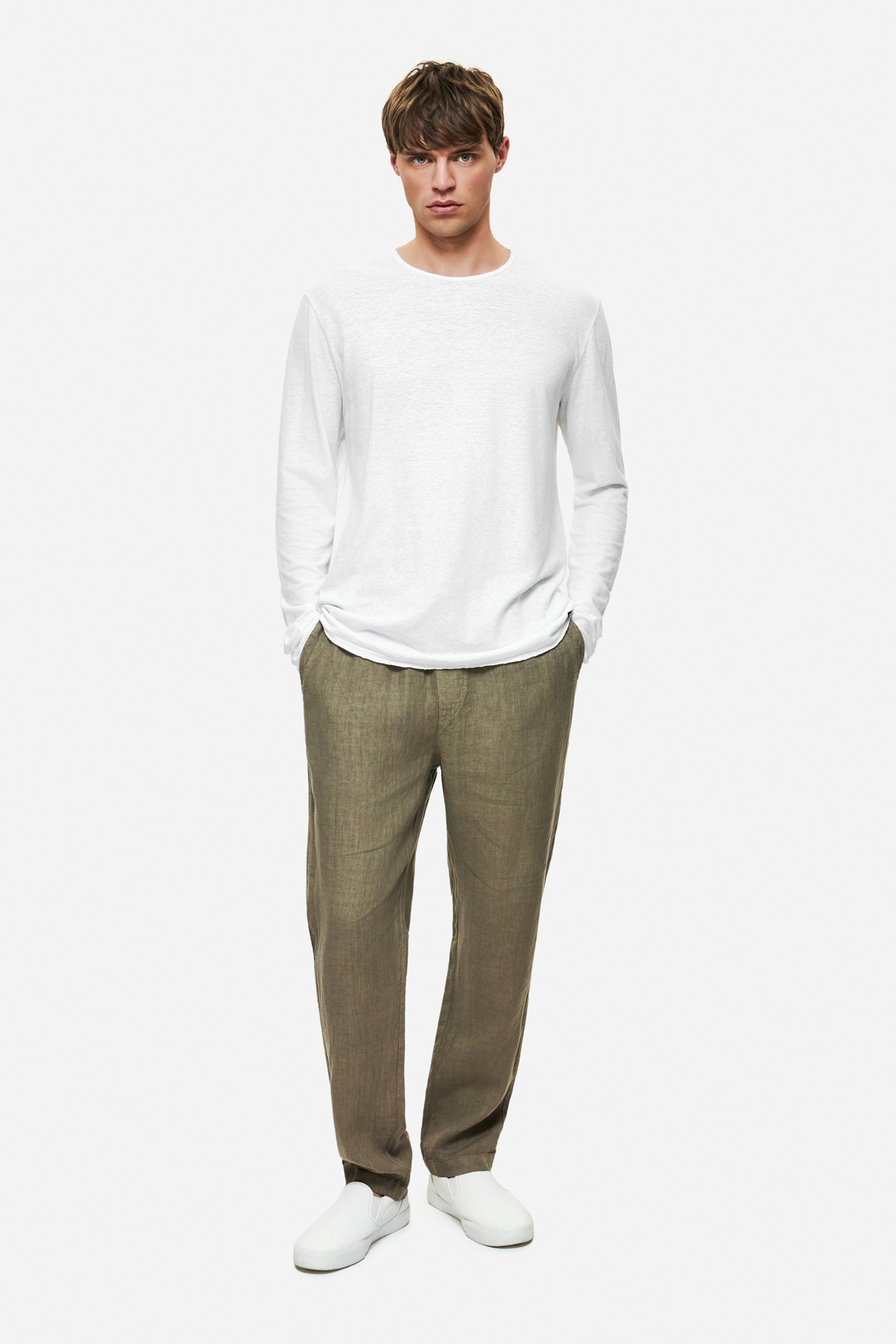 LINEN BLEND LONGSLEEVE