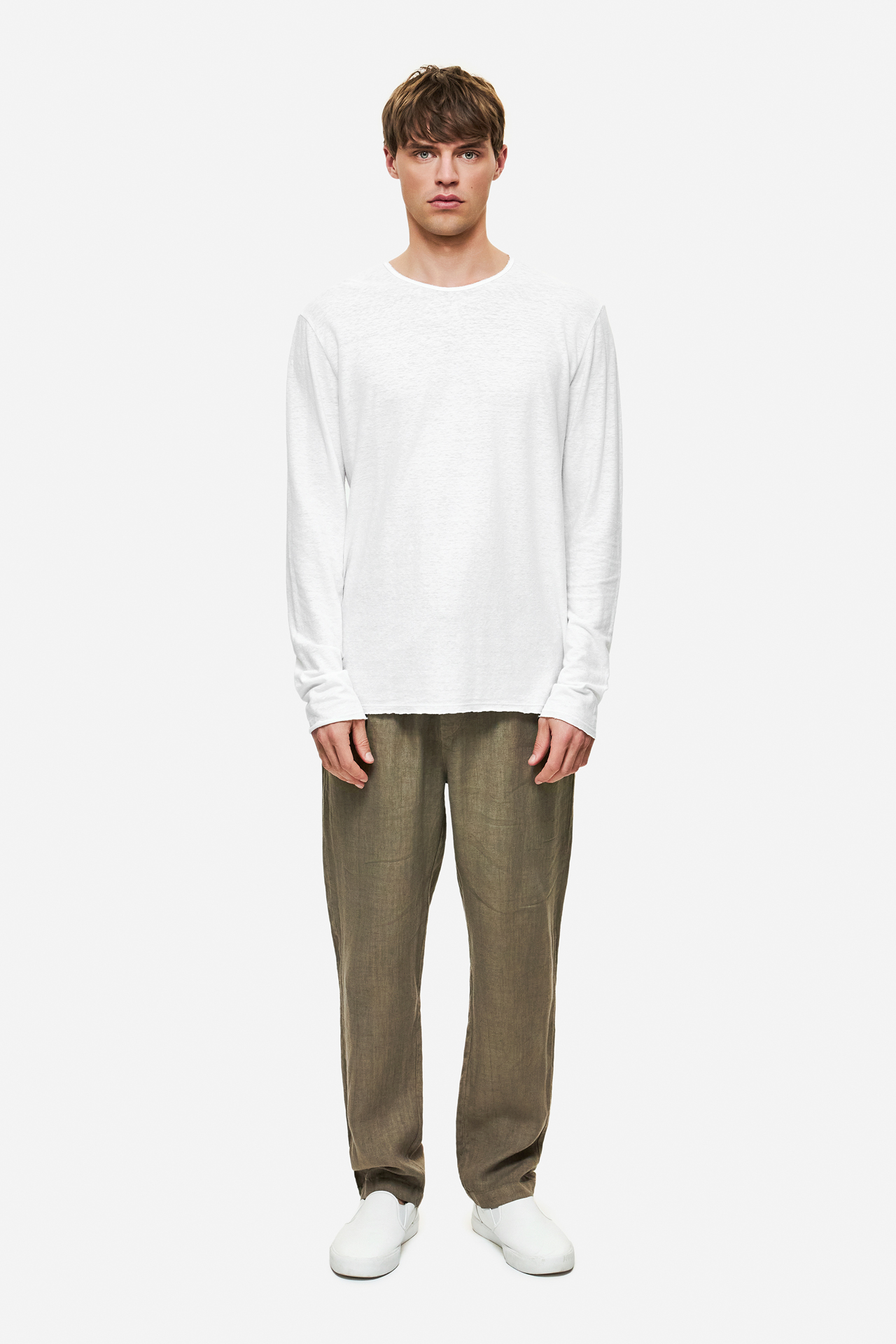 LINEN BLEND LONGSLEEVE