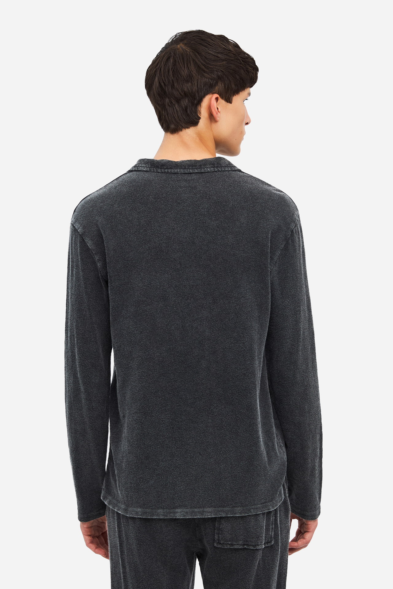 SLUB POLO LONGSLEEVE