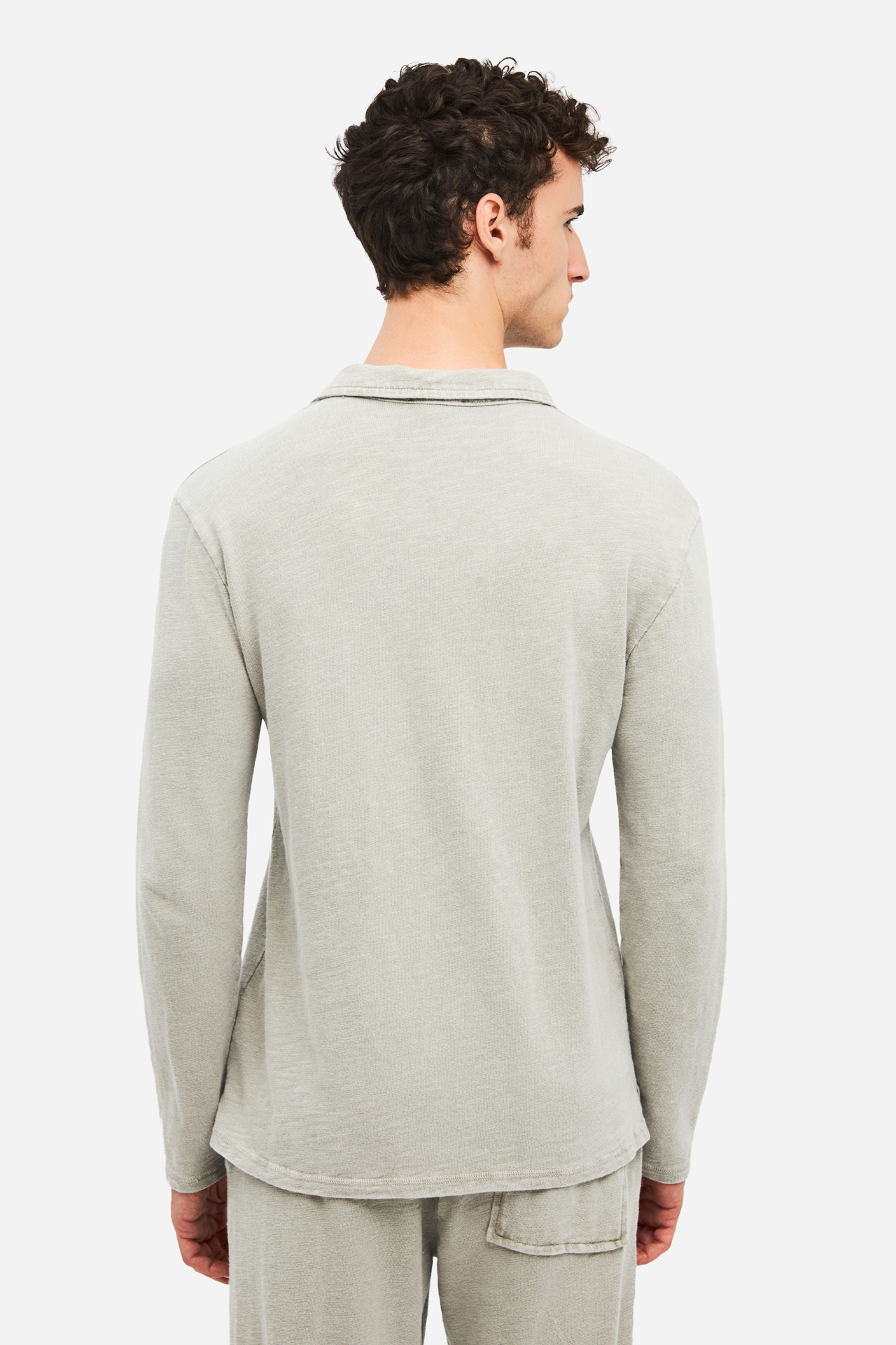 SLUB POLO LONGSLEEVE