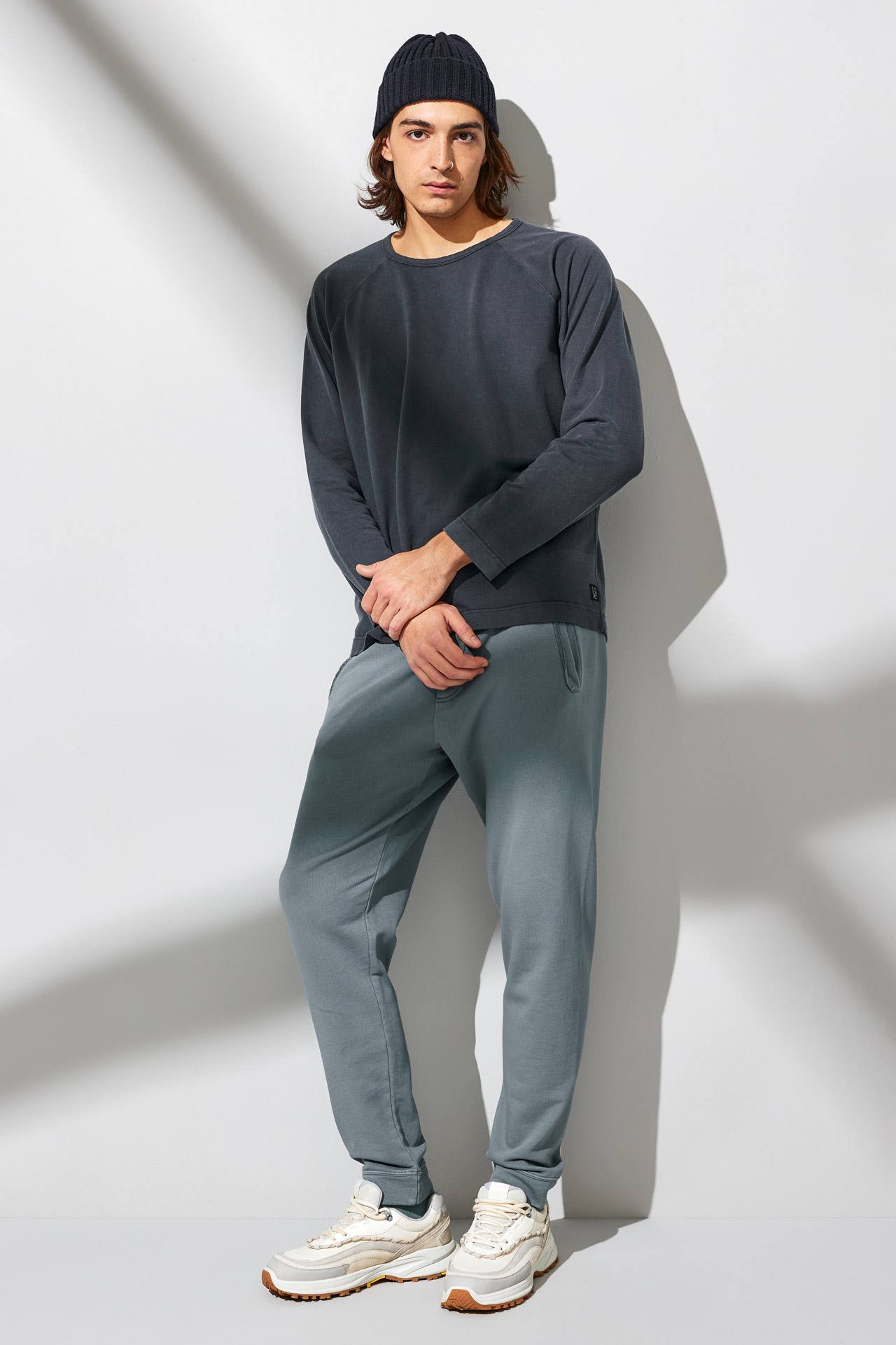 COTTON MODAL ACID RAGLAN LS