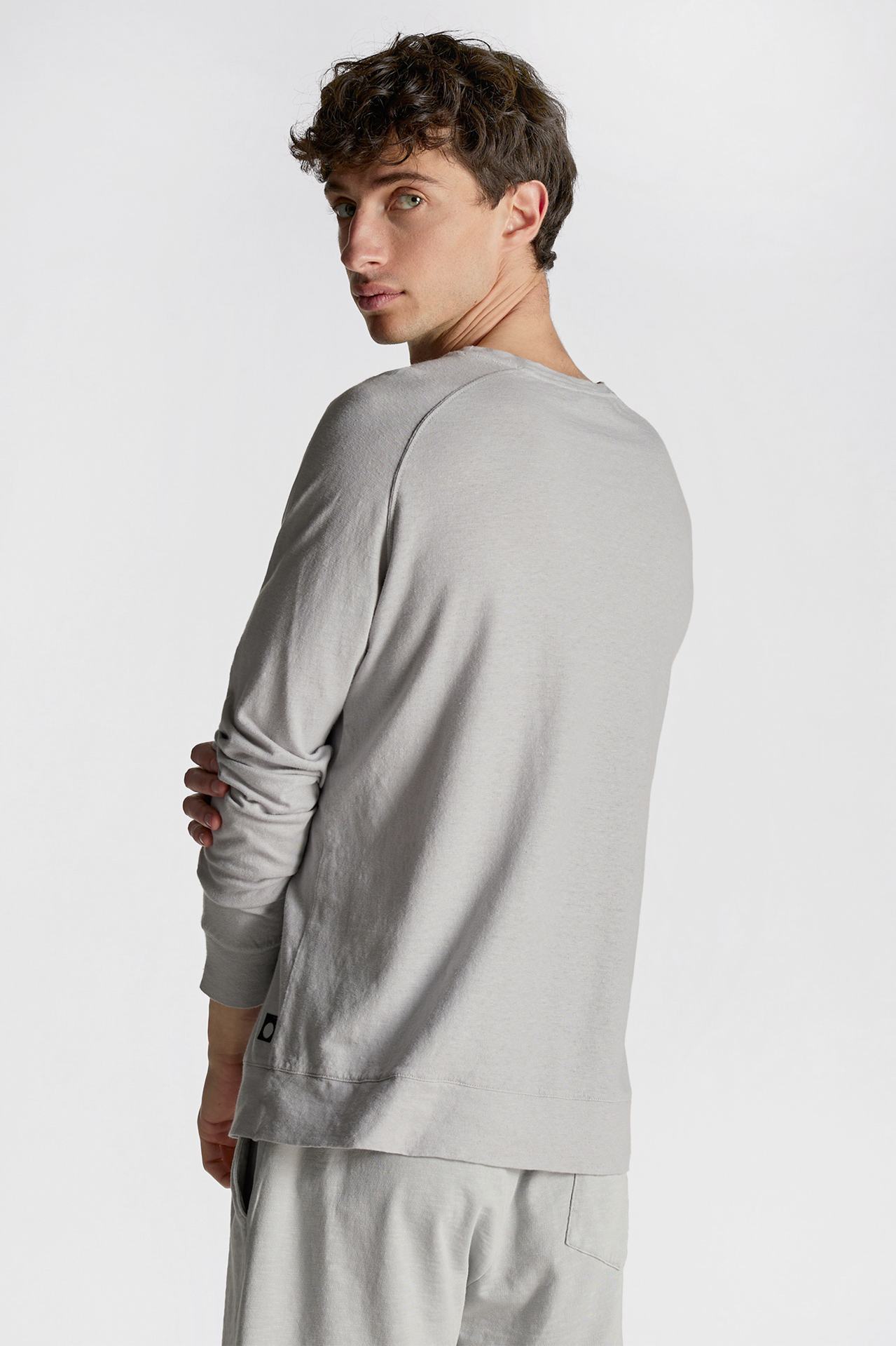 Linen Blend Regular Fit Longsleeve