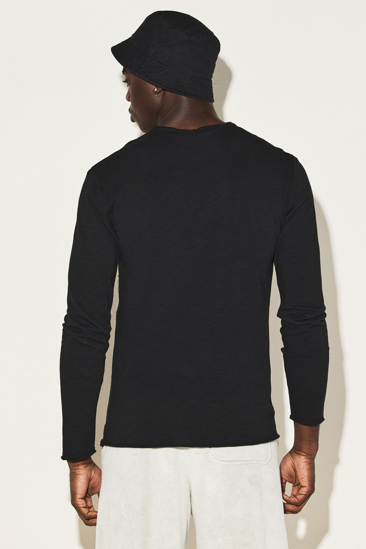 HEAVY SLUB JERSEY RAW CUT