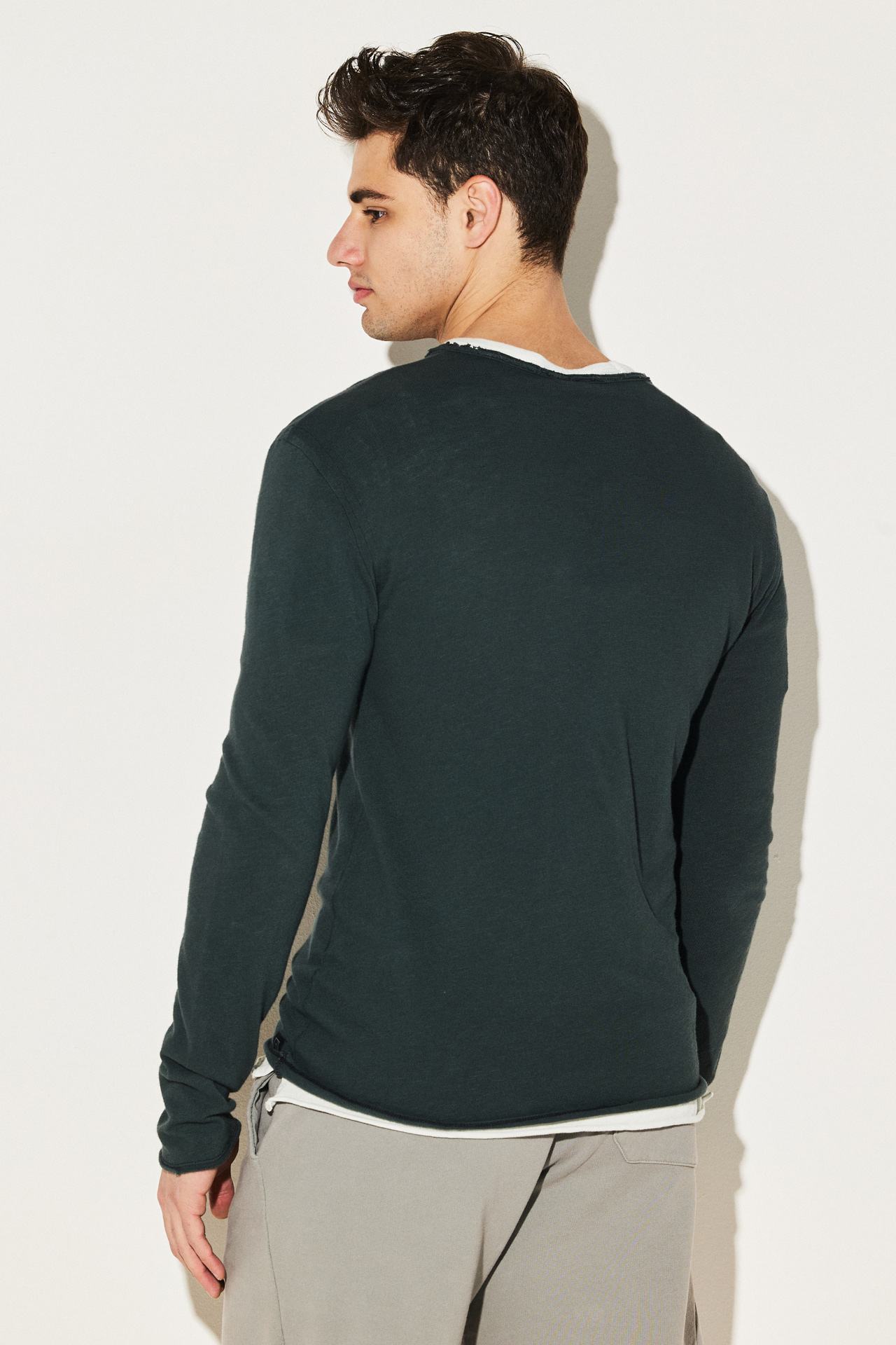 HEAVY SLUB JERSEY RAW CUT