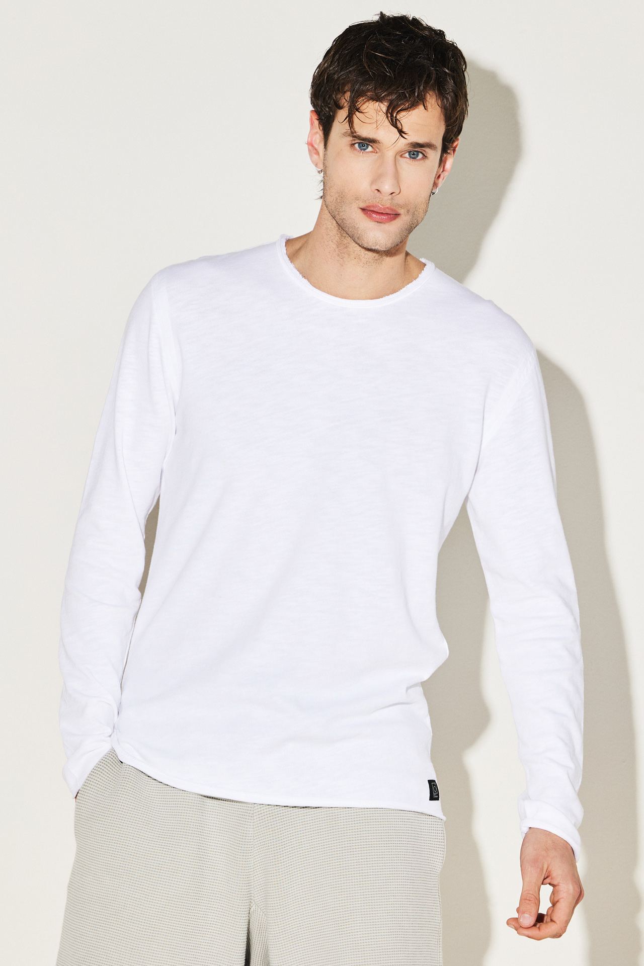 HEAVY SLUB JERSEY RAW CUT