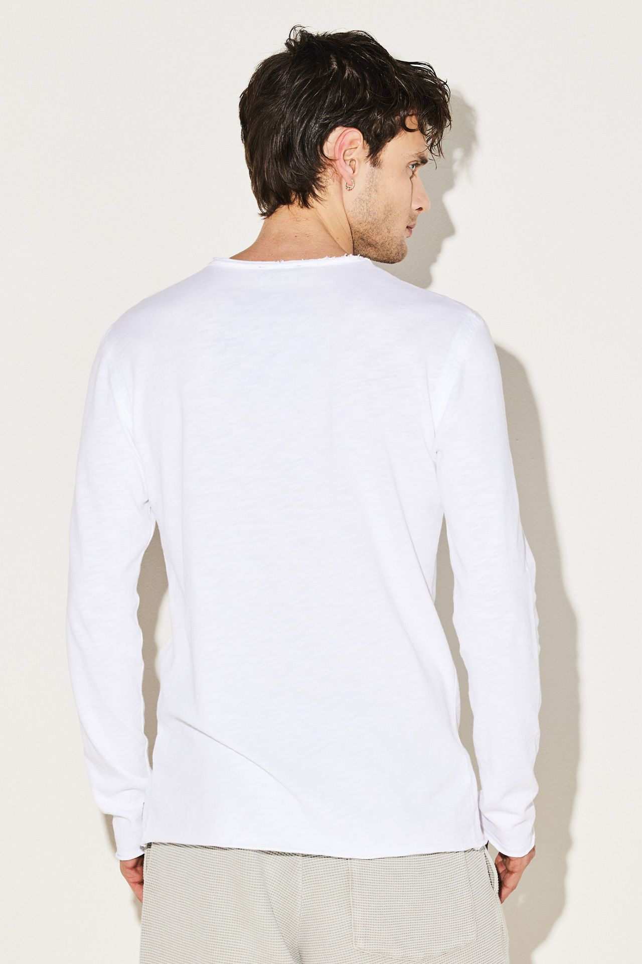 HEAVY SLUB JERSEY RAW CUT
