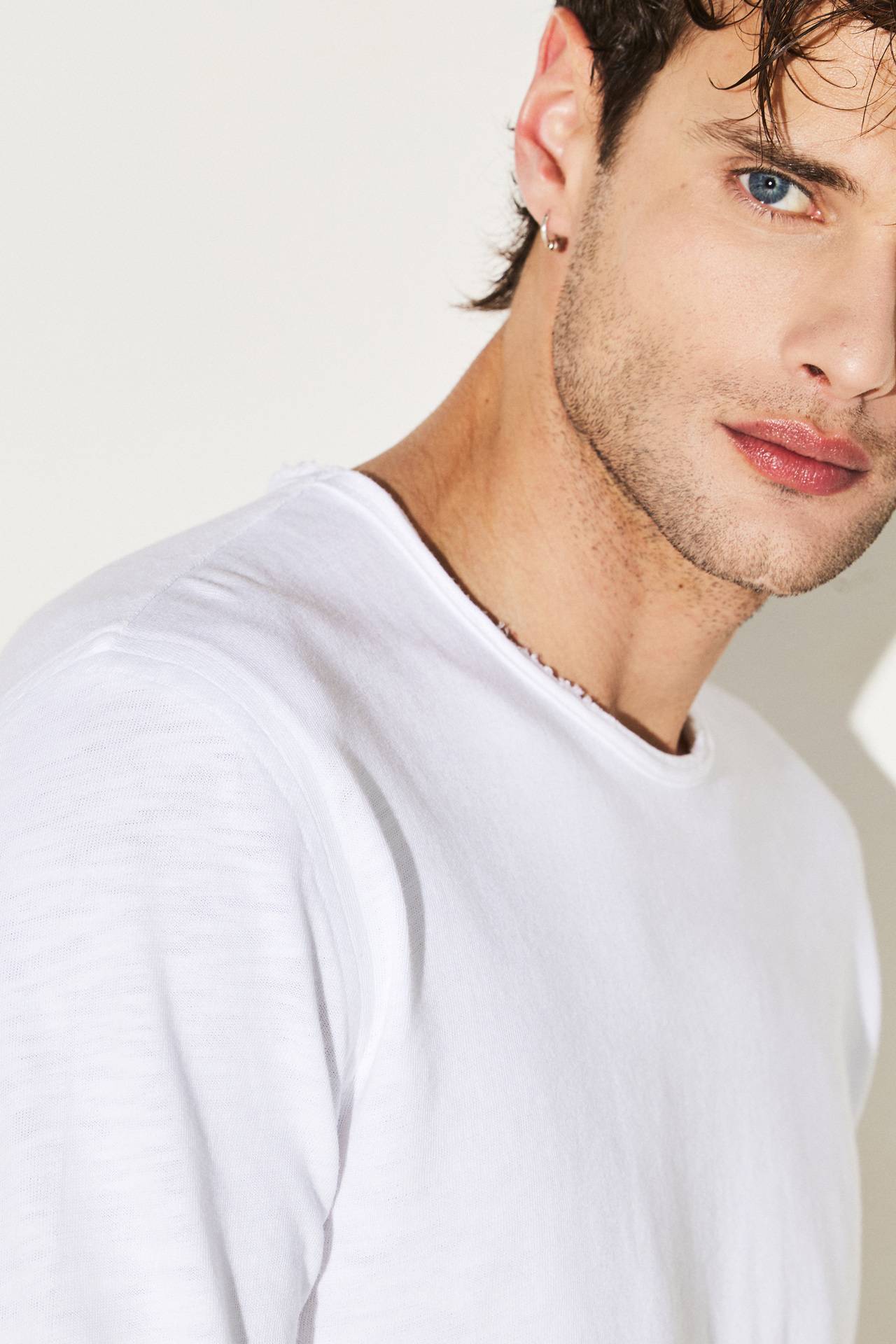 HEAVY SLUB JERSEY RAW CUT