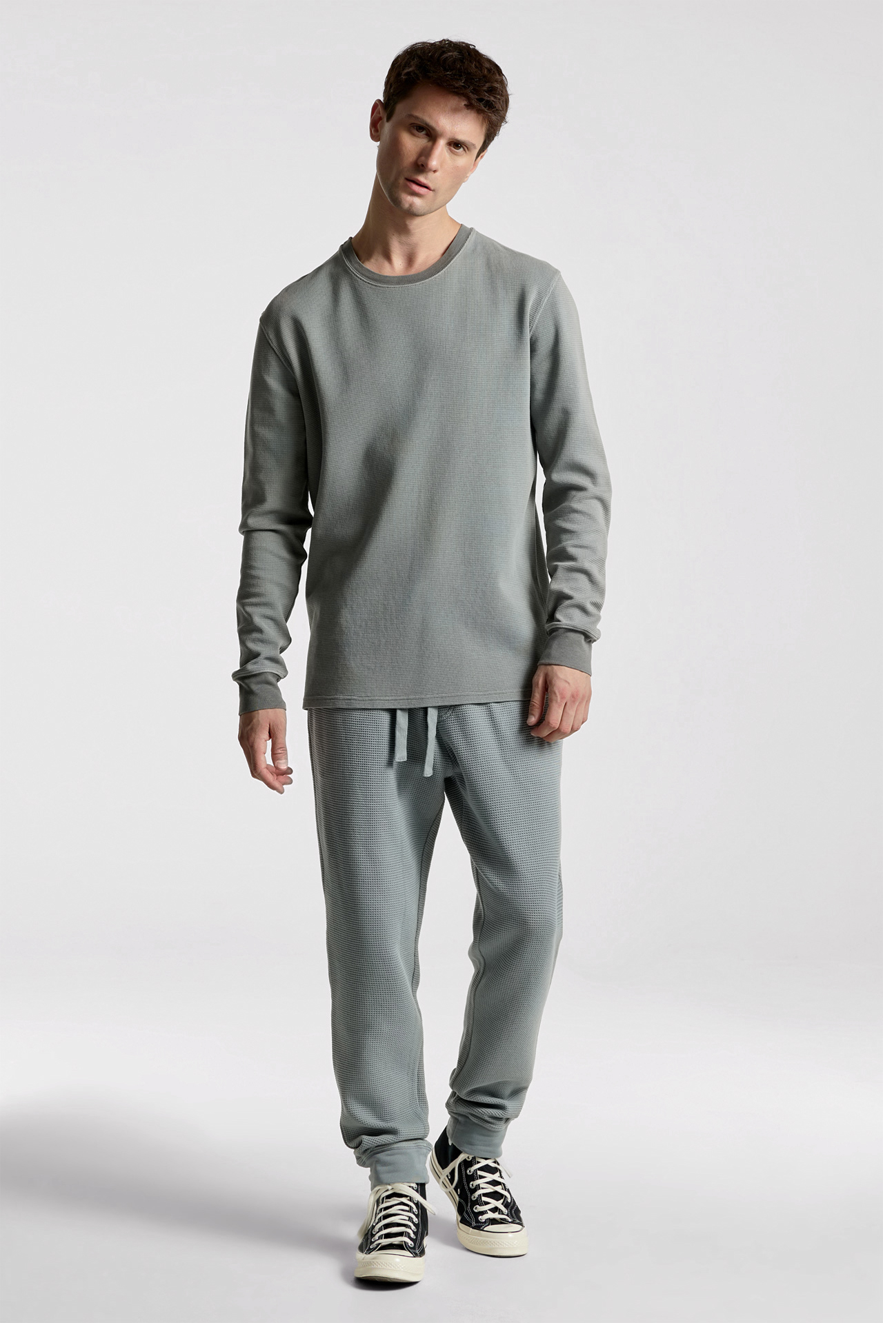 Regular Fit Waffle Longsleeve