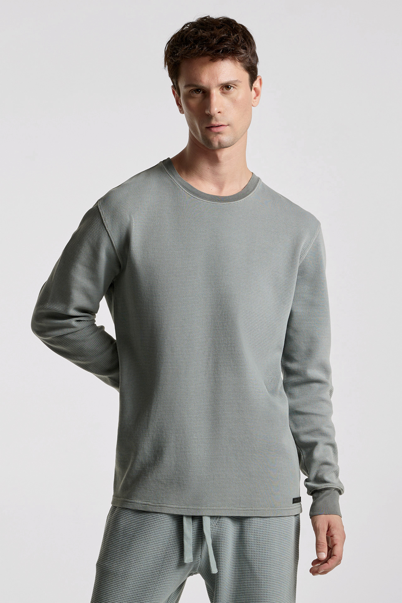 Regular Fit Waffle Longsleeve