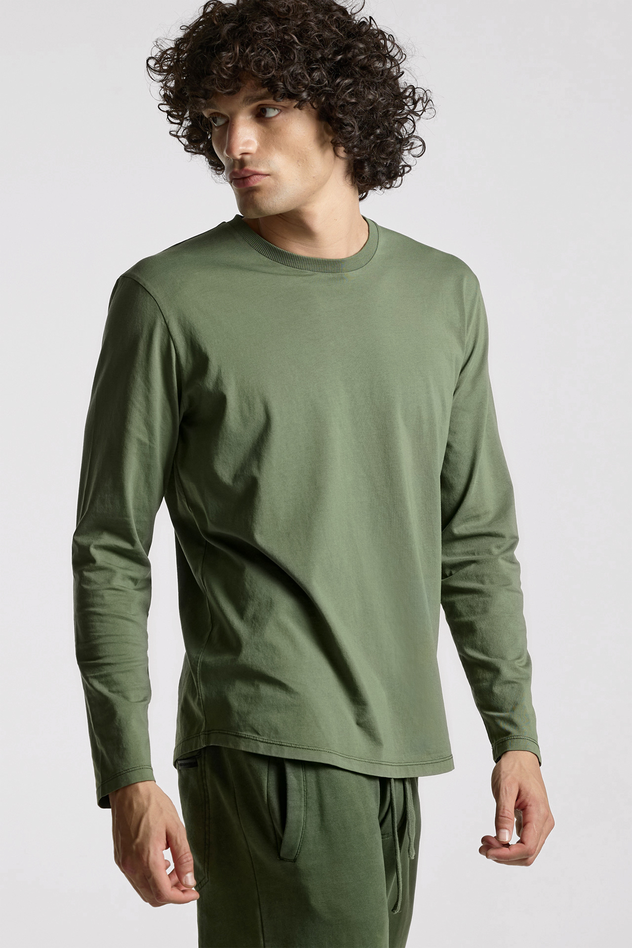 Curved Hem Longsleeve