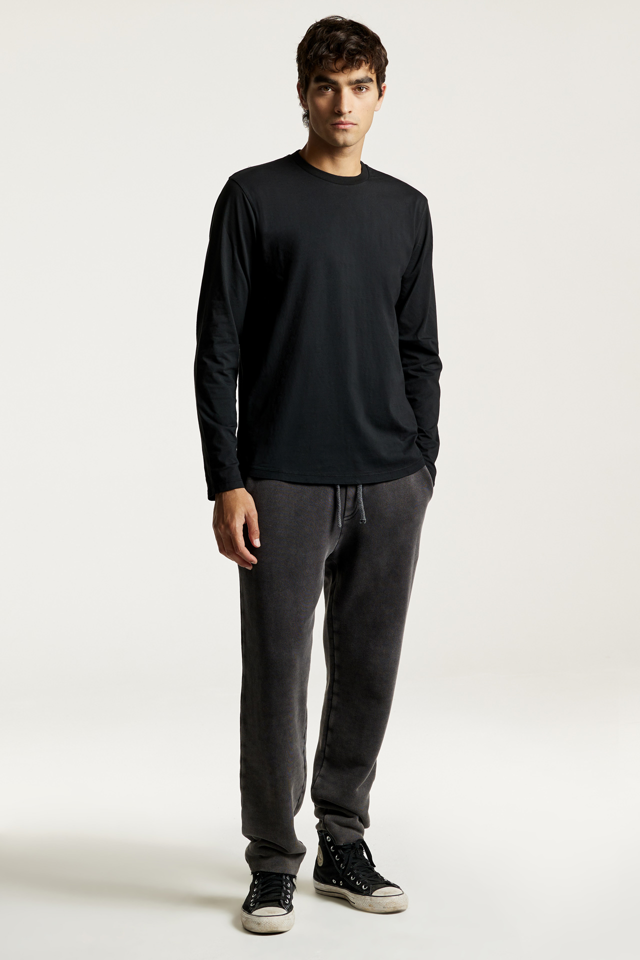 Curved Hem Longsleeve
