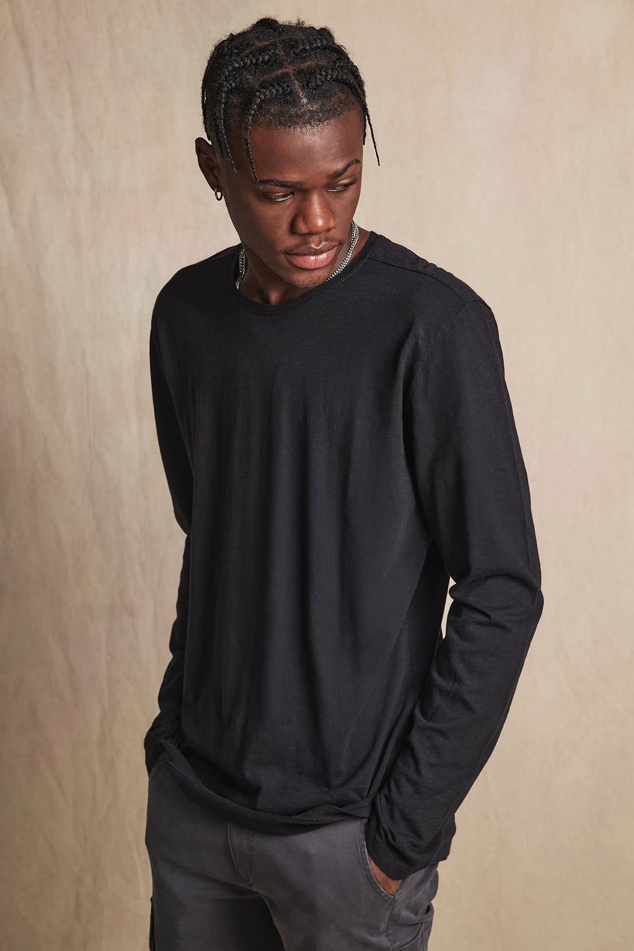 SLUB JERSEY FINE LS