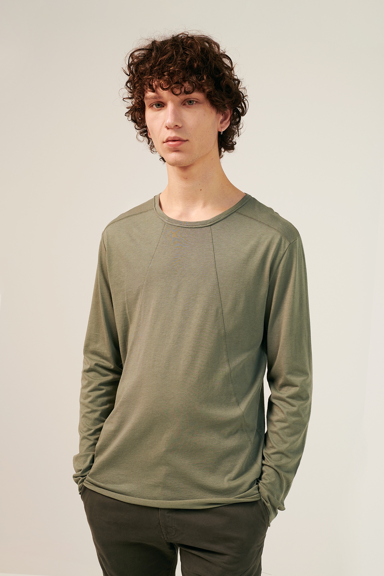 MODAL VERTICAL STITCHES LONGSLEEVE