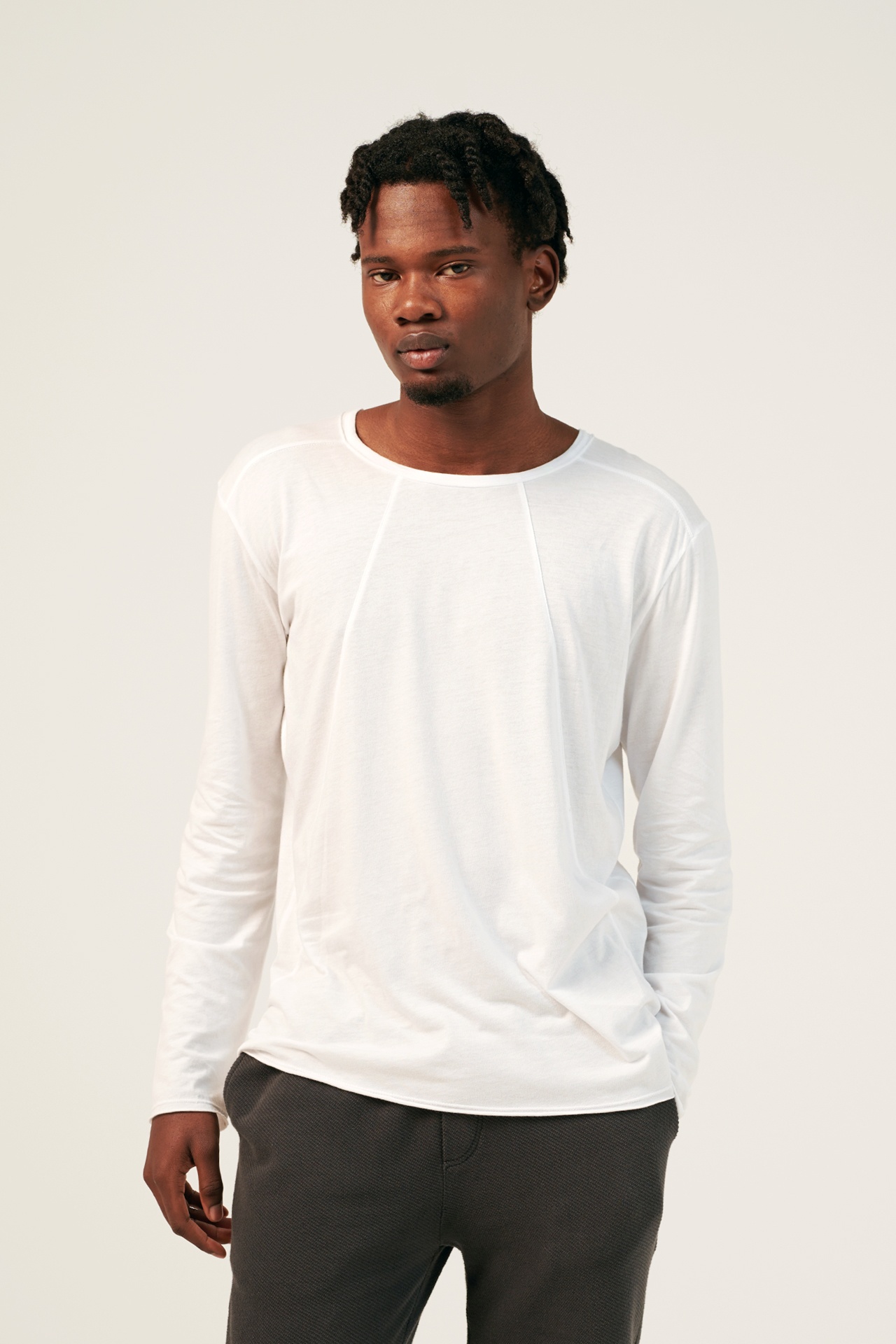 MODAL VERTICAL STITCHES LONGSLEEVE