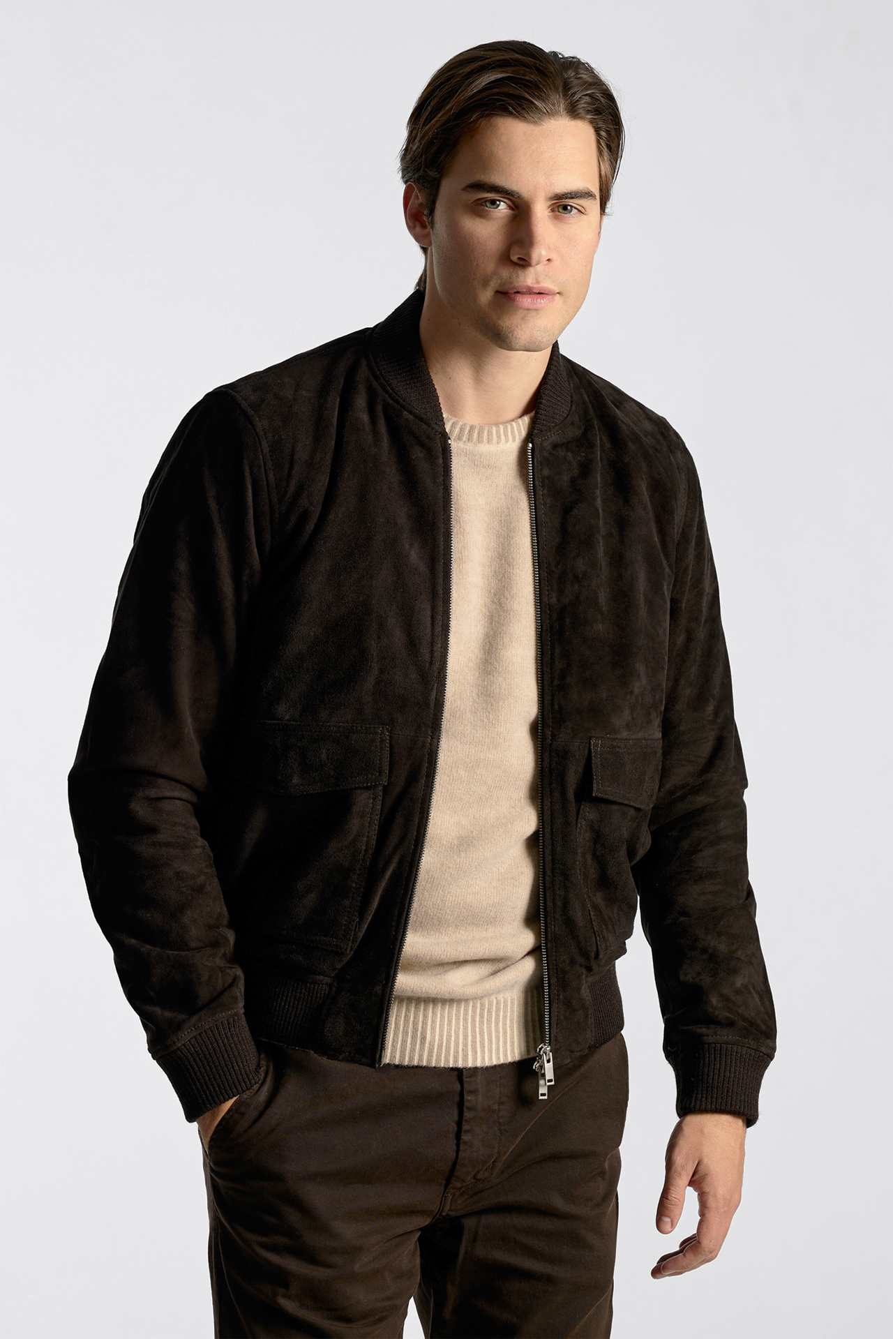 Bomber Suede Jacket