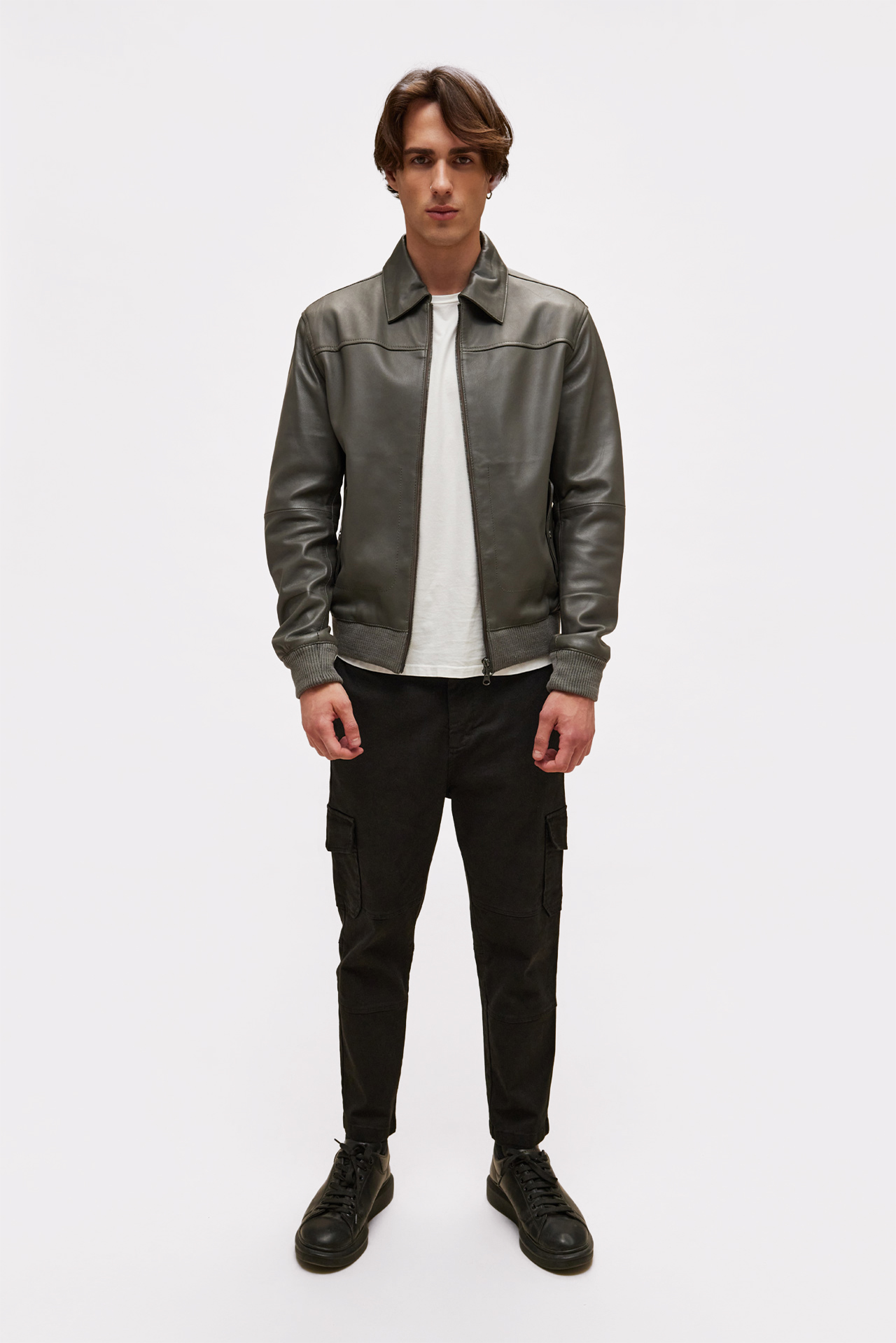 Bomber Leather Jacket