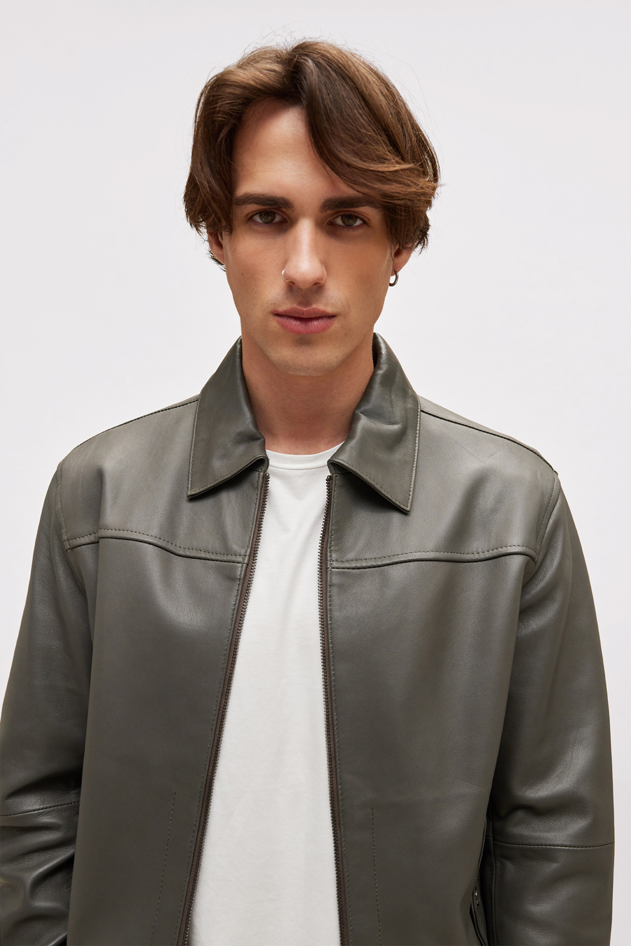 Leather jacket laundry sale