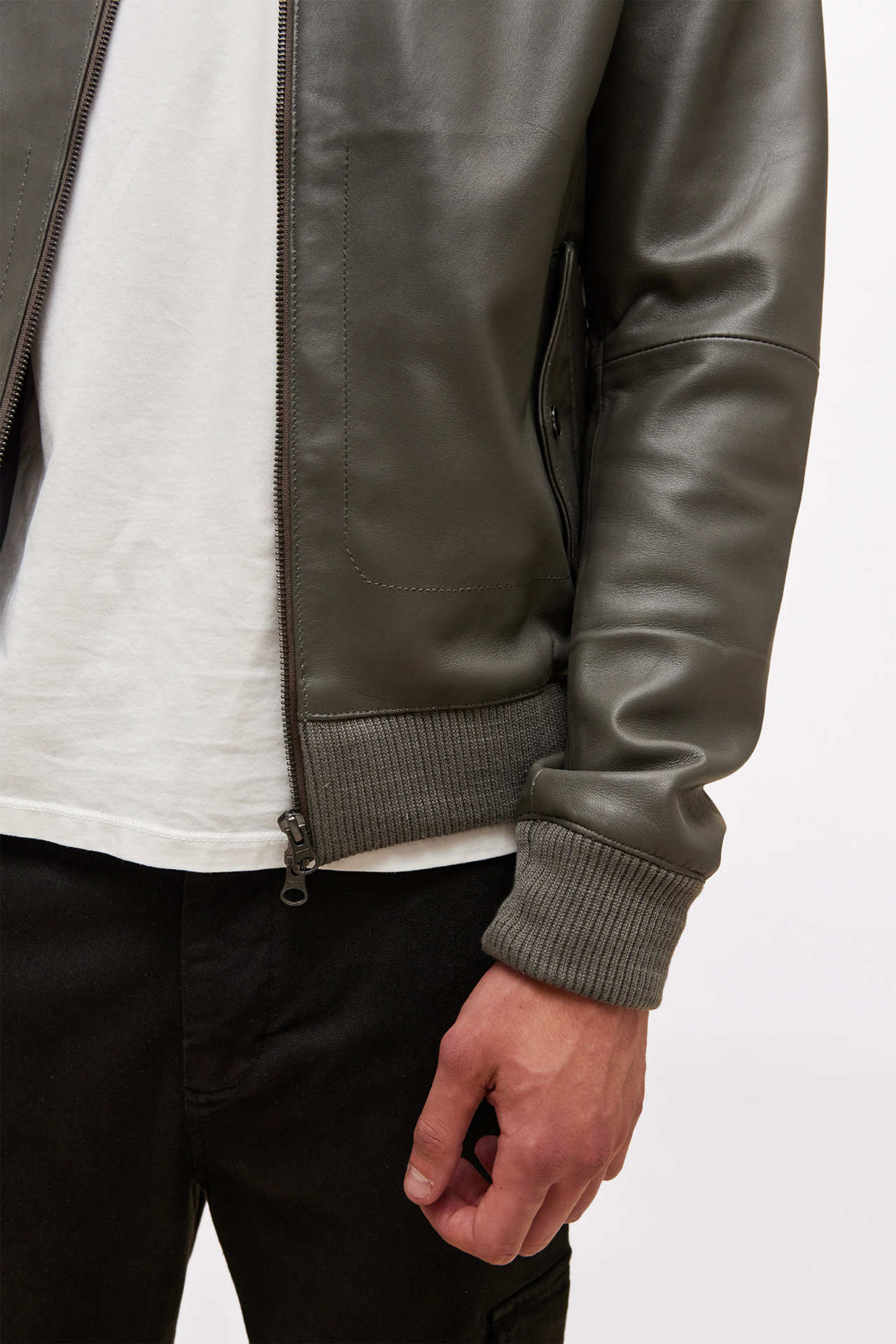 Leather on sale jacket laundry