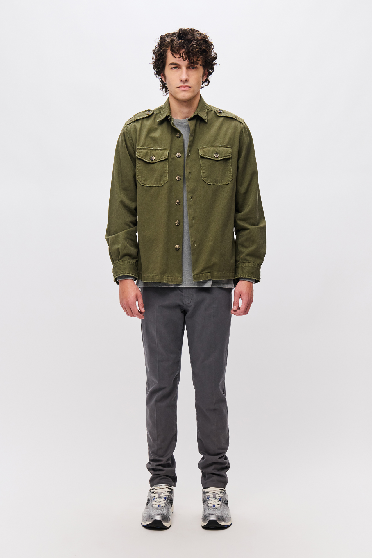 RELAXED MILITARY OVERSHIRT