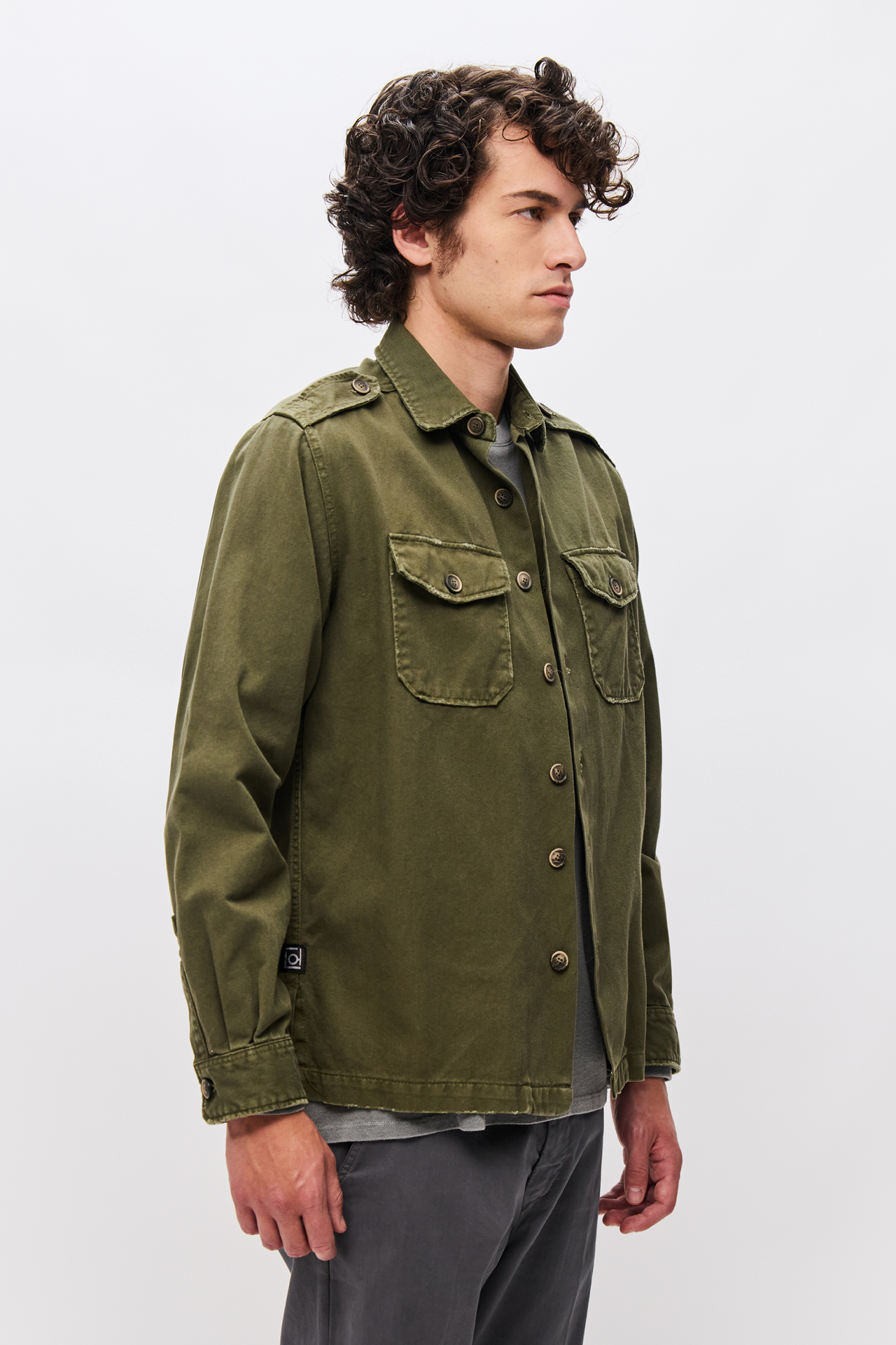RELAXED MILITARY OVERSHIRT