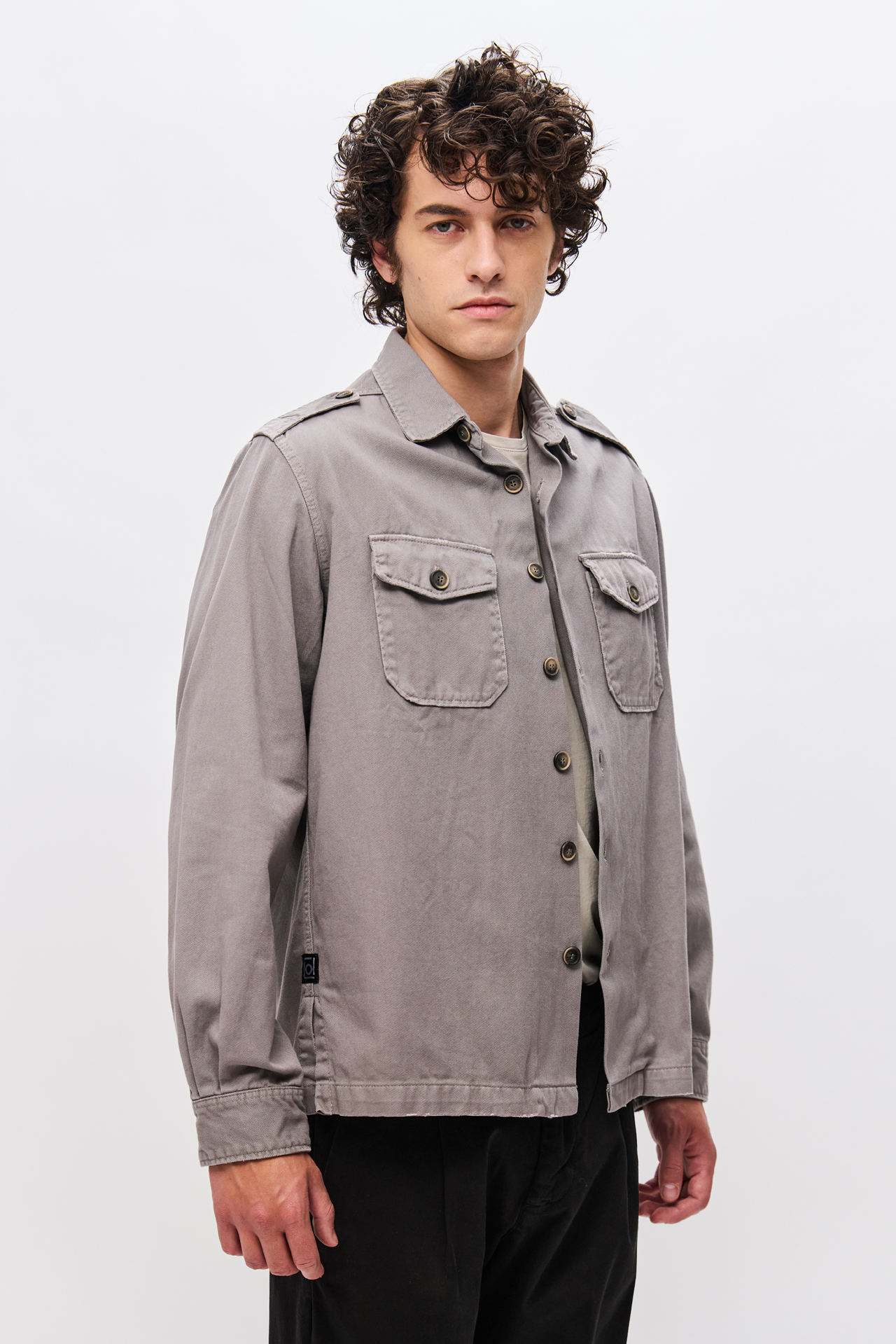 RELAXED MILITARY OVERSHIRT