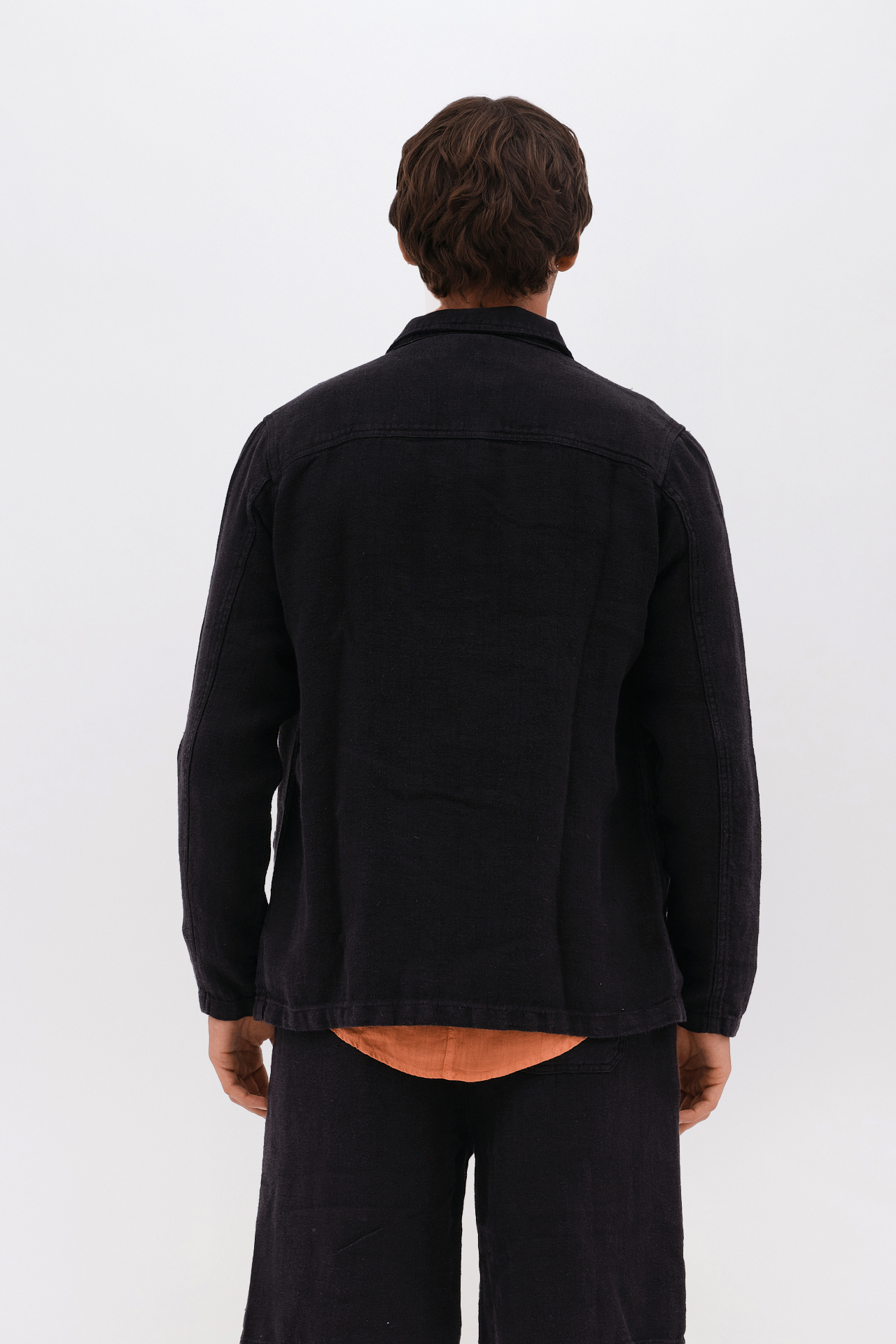 LINEN OVERSHIRT WITH POCKETS