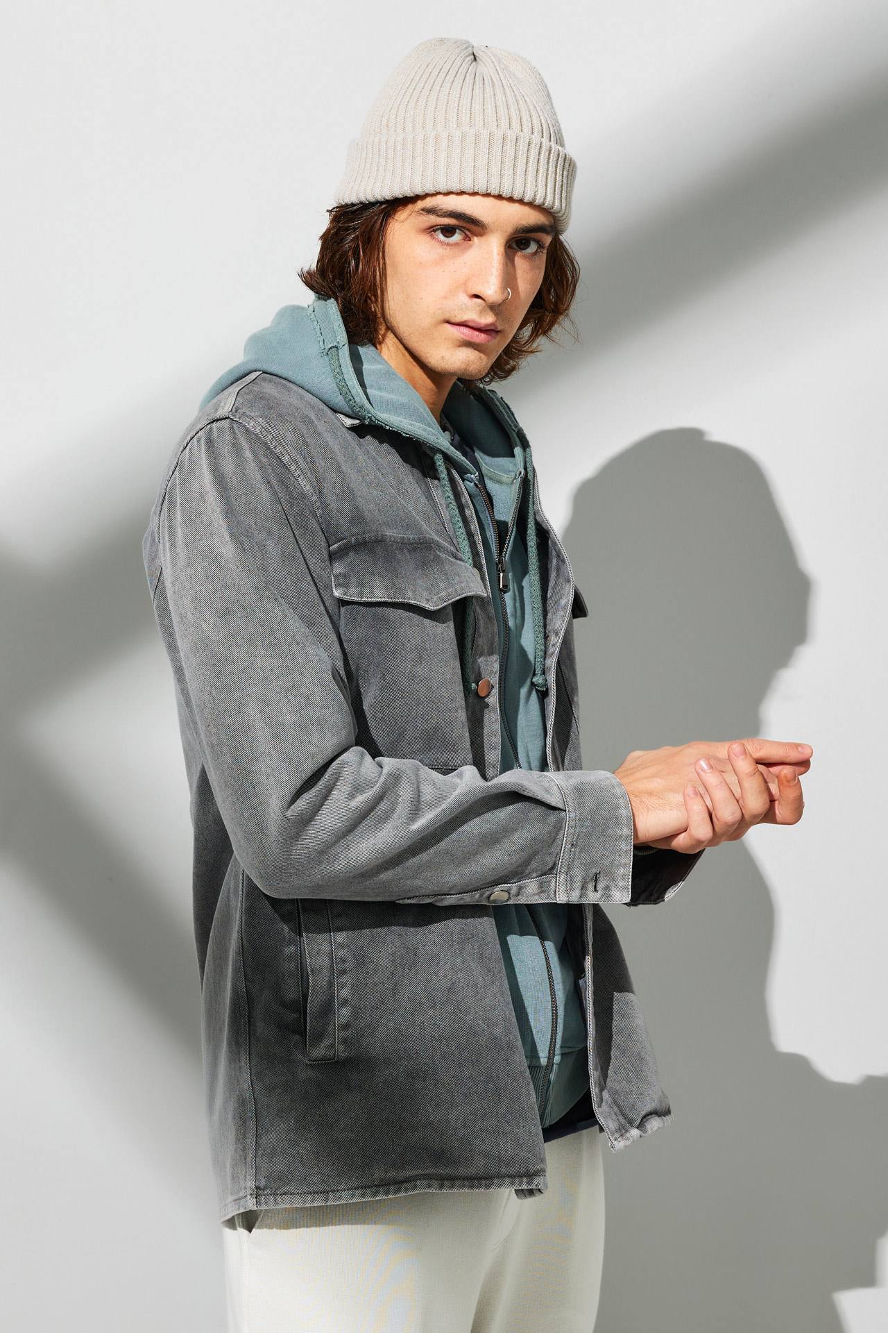 ACID BULLDENIM OVERSHIRT
