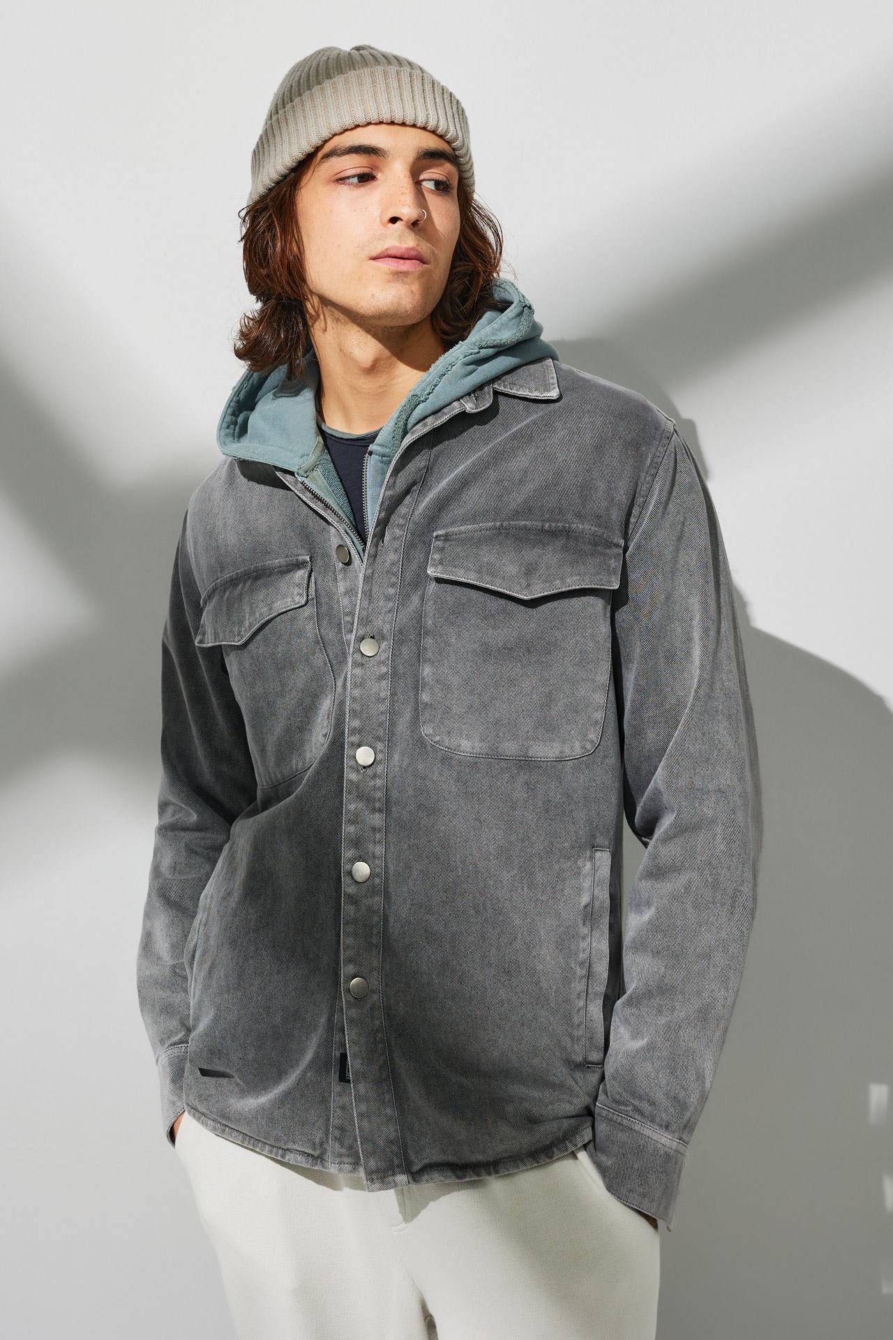 ACID BULLDENIM OVERSHIRT