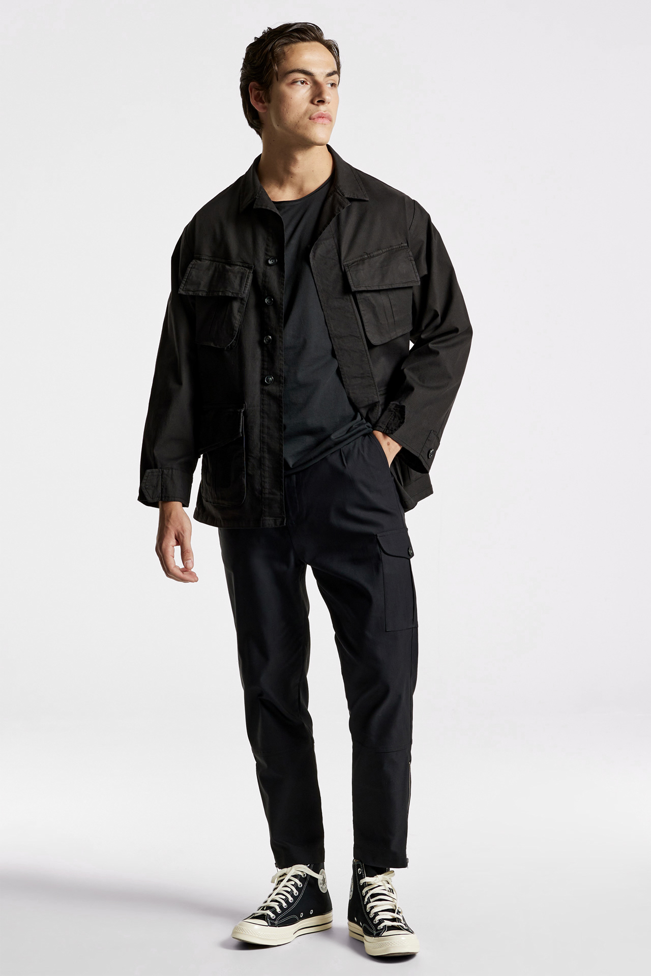 Military overshirt mens 2025