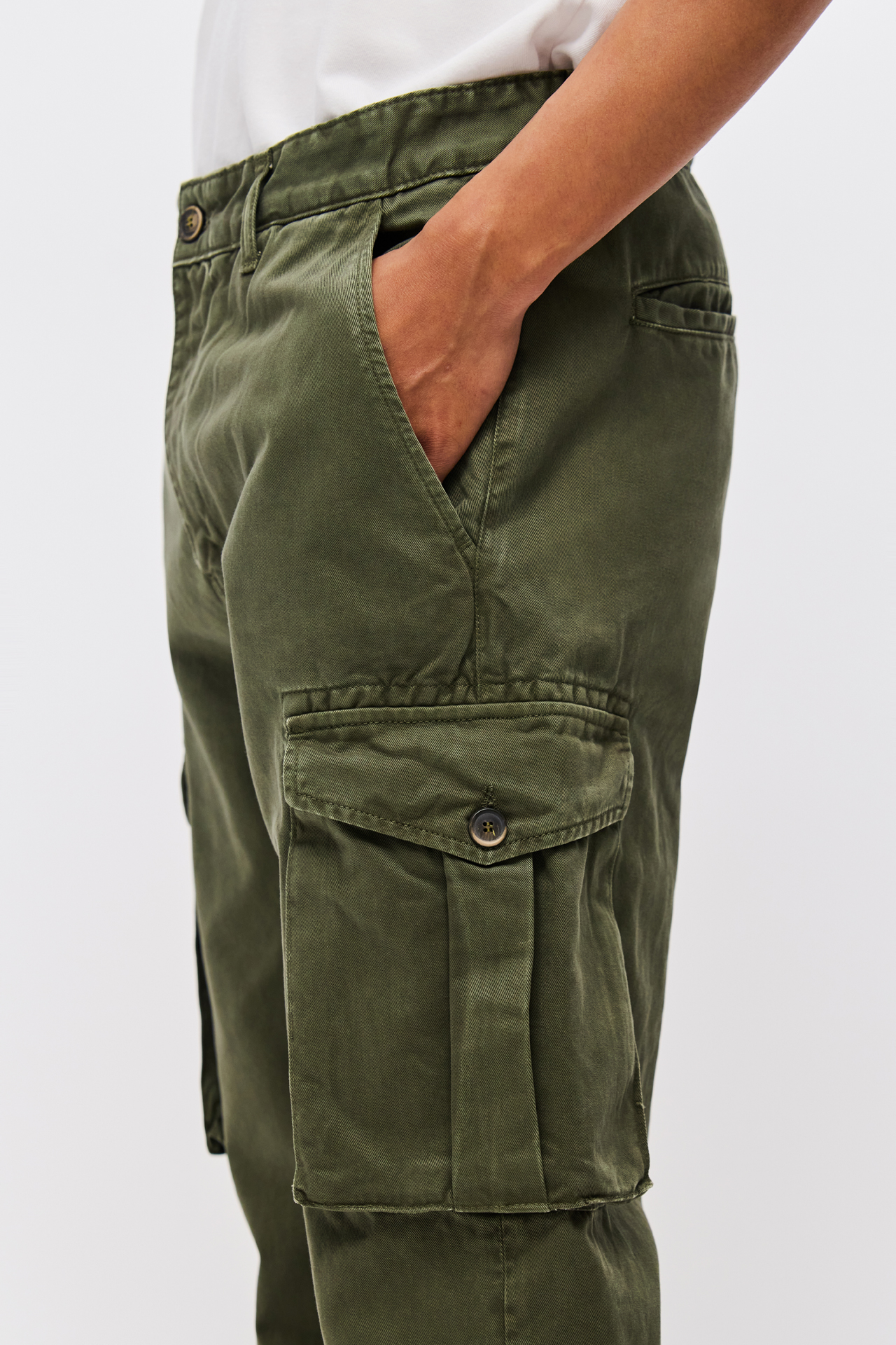 TAPERED CARGO TROUSERS