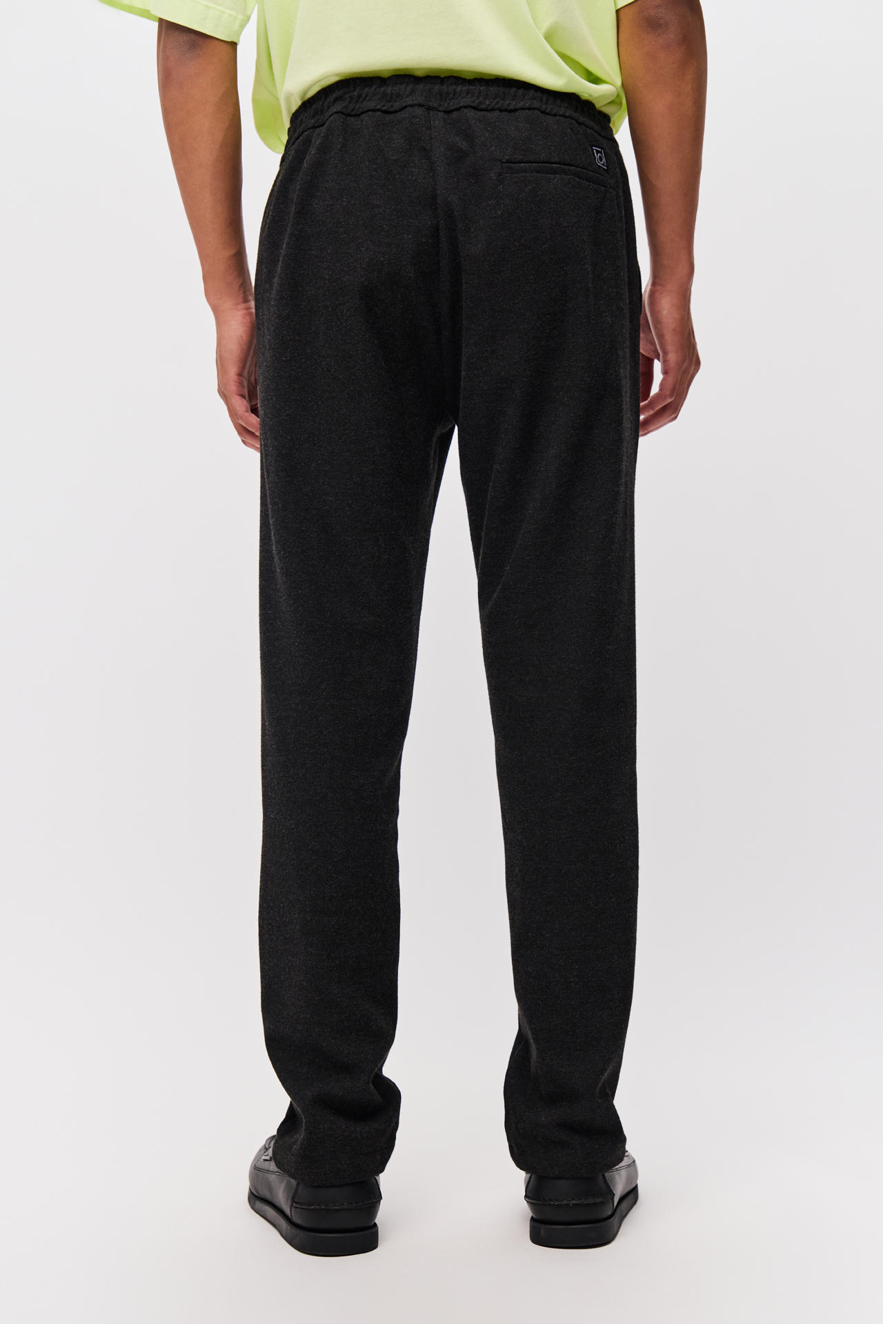 TAPERED TWILL TROUSERS