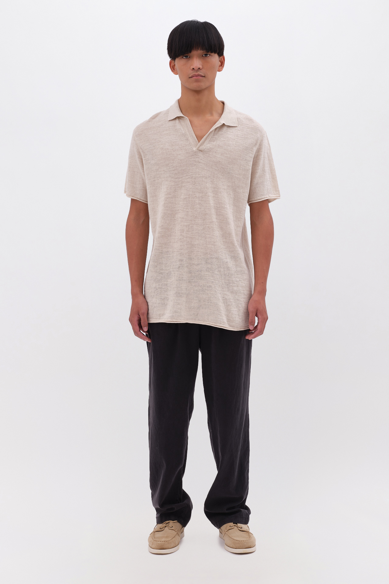 PLEATED TROUSERS