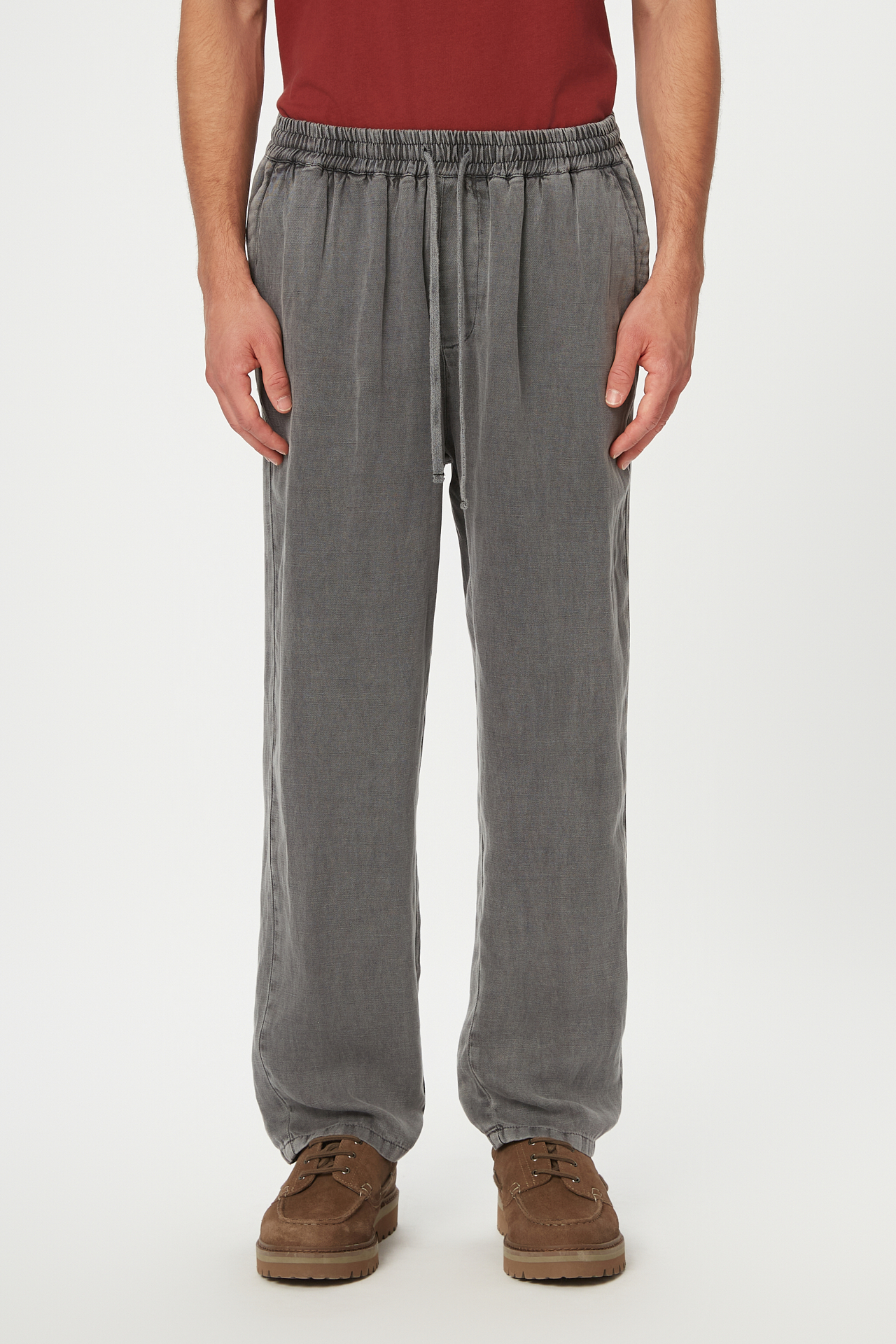 TENCEL LINEN DRAWSTRING PANTS