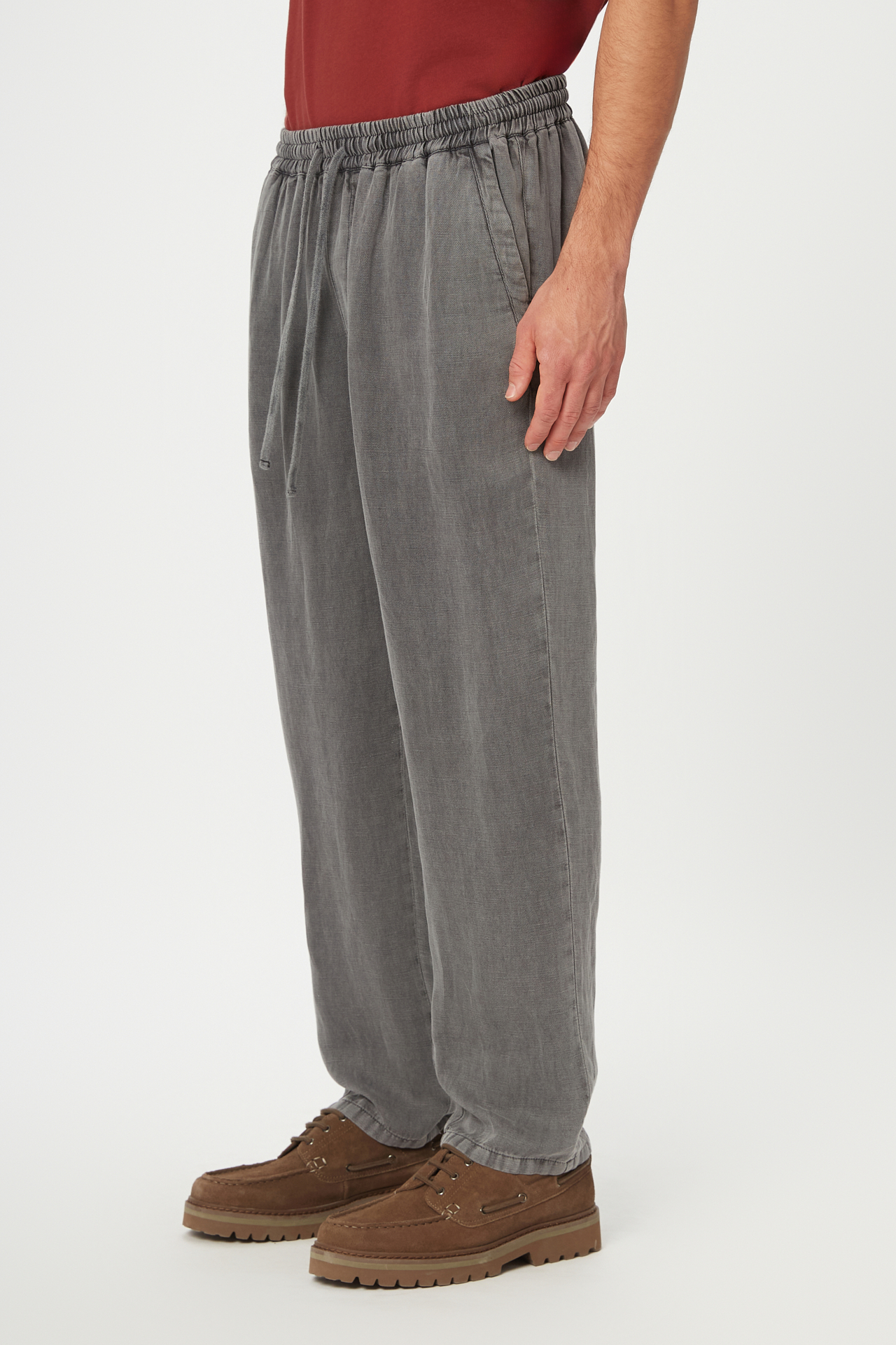 TENCEL LINEN DRAWSTRING PANTS