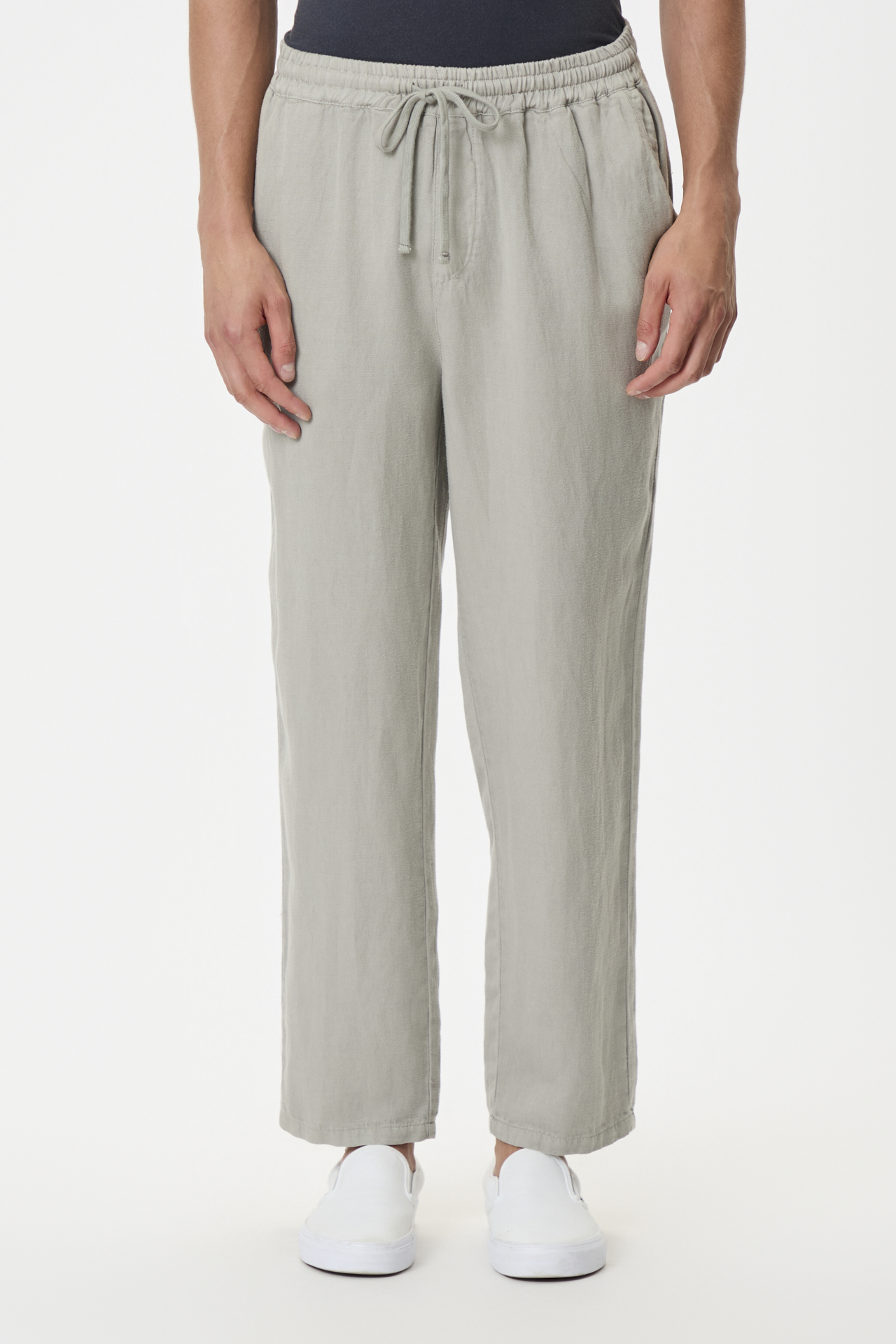 TENCEL LINEN DRAWSTRING PANTS