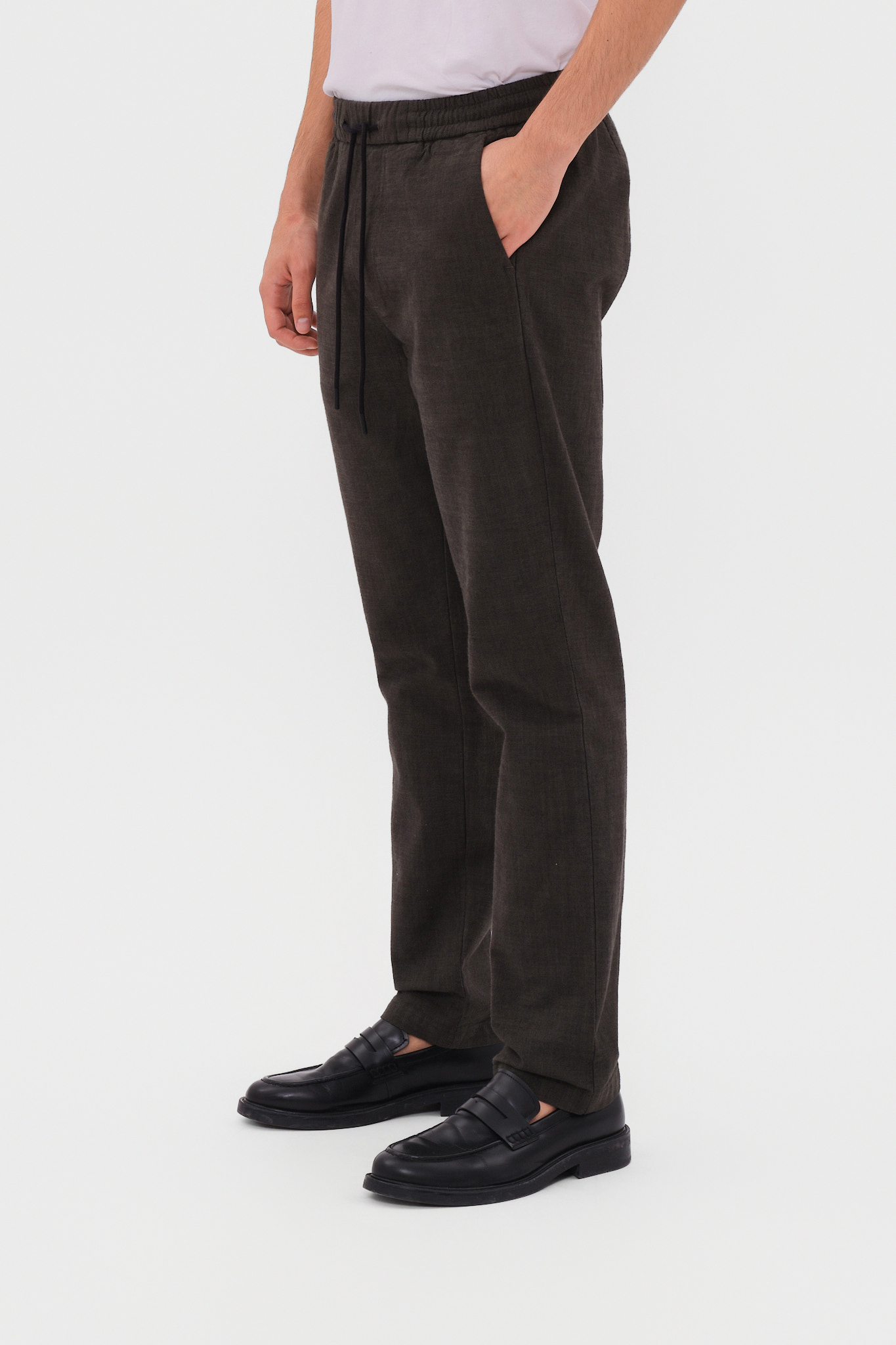 TAPERED PANTS WITH DRAWSTRING