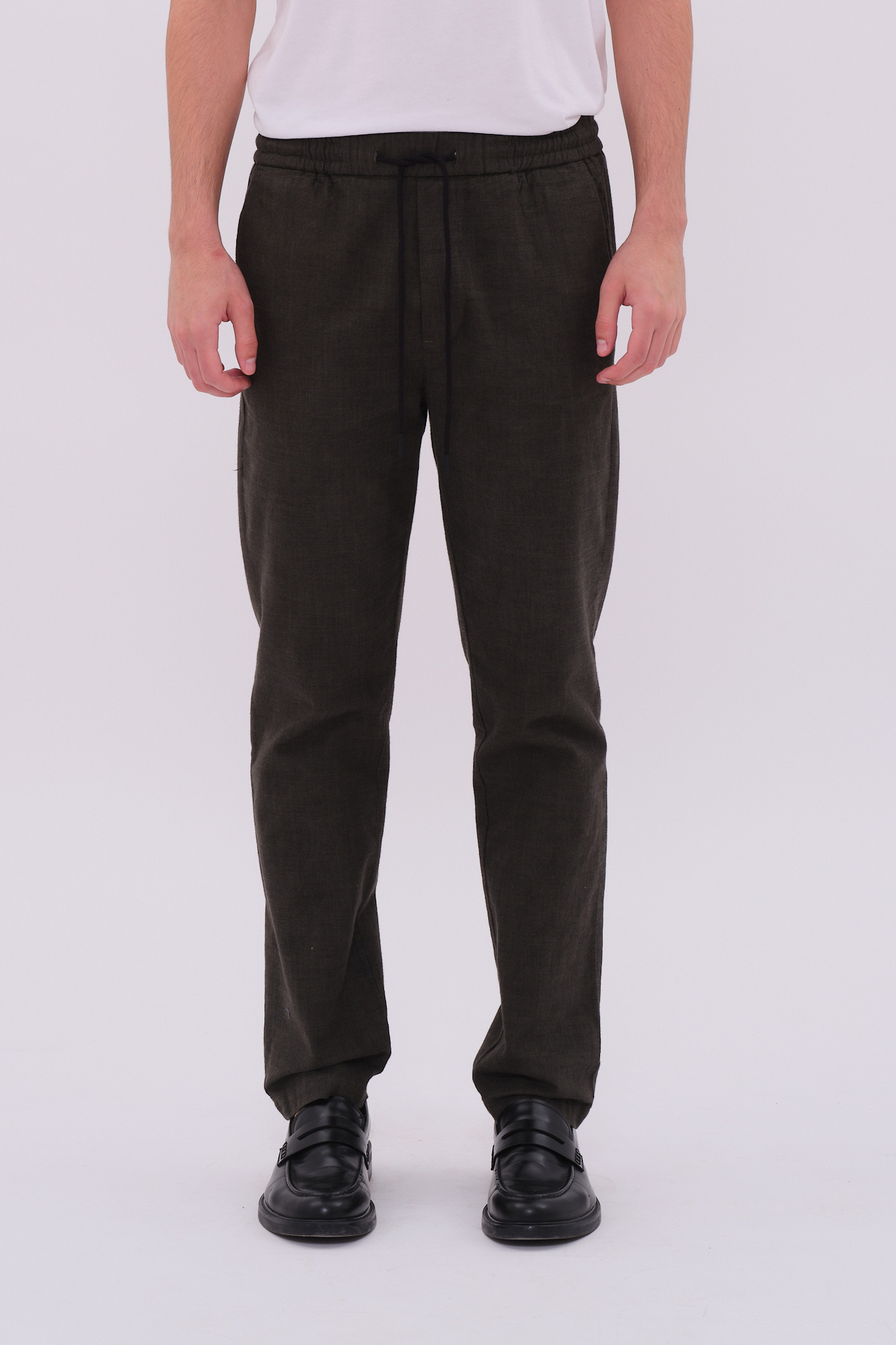 TAPERED PANTS WITH DRAWSTRING