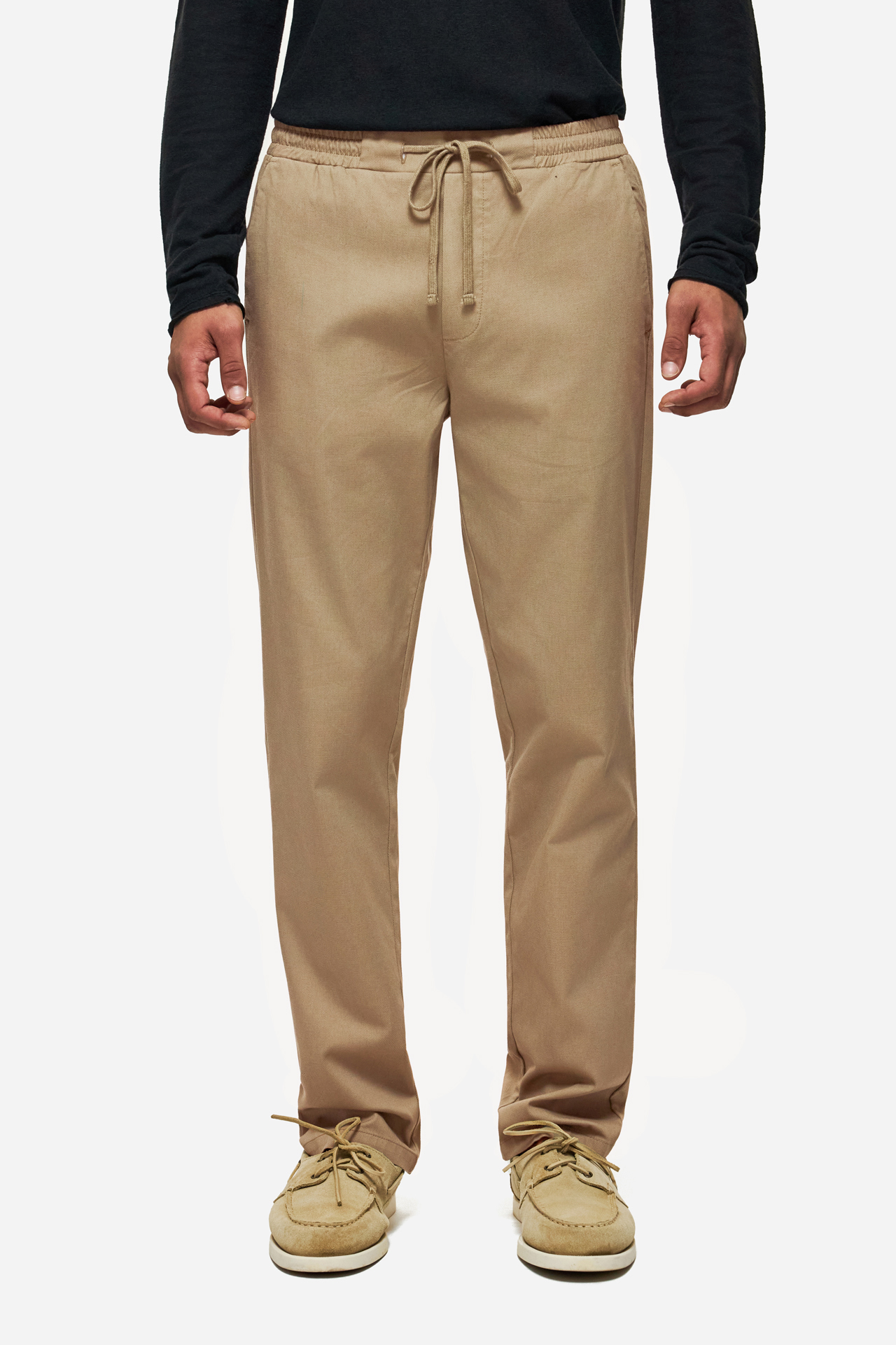 TAPERED PANTS WITH DRAWSTRING