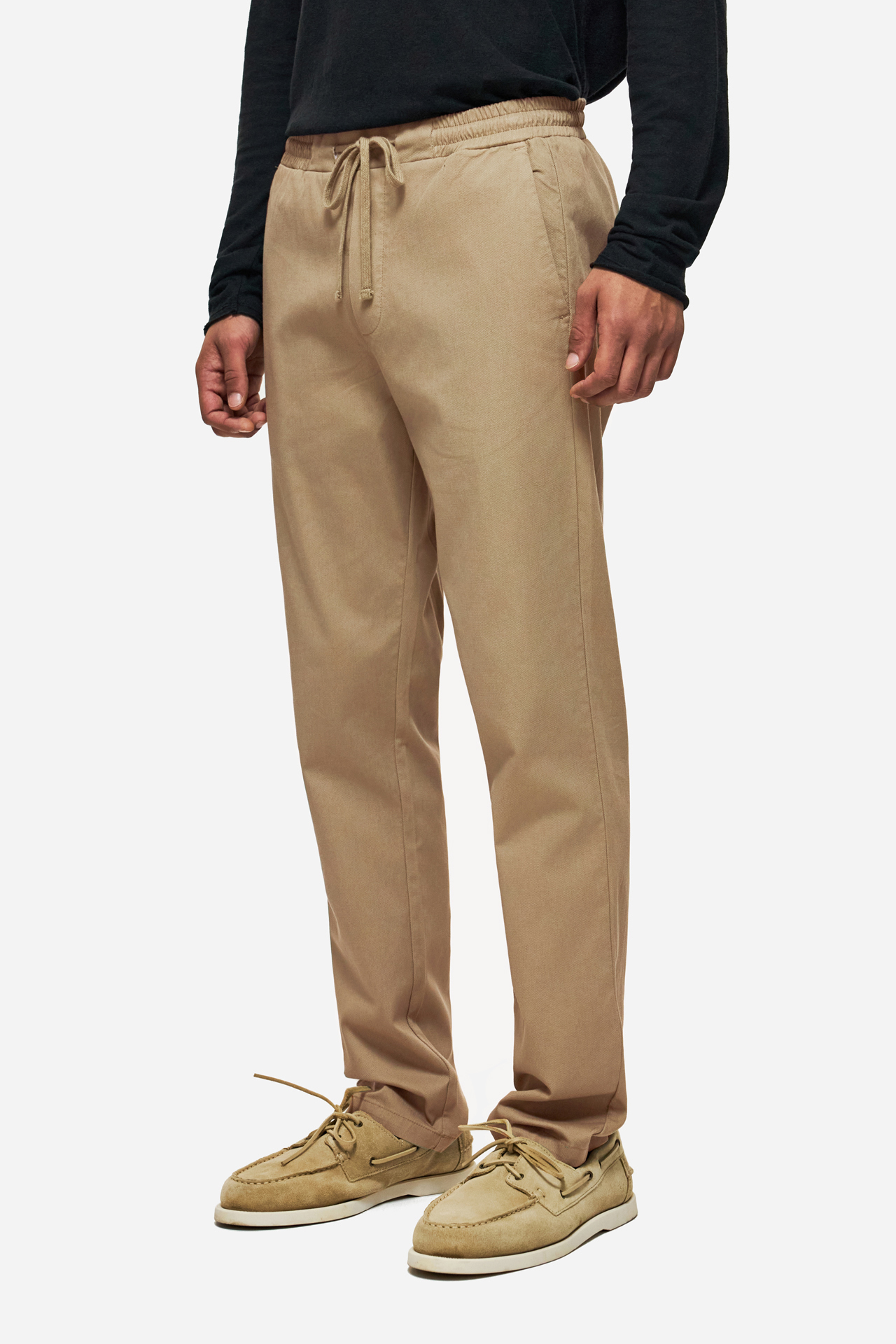 TAPERED PANTS WITH DRAWSTRING
