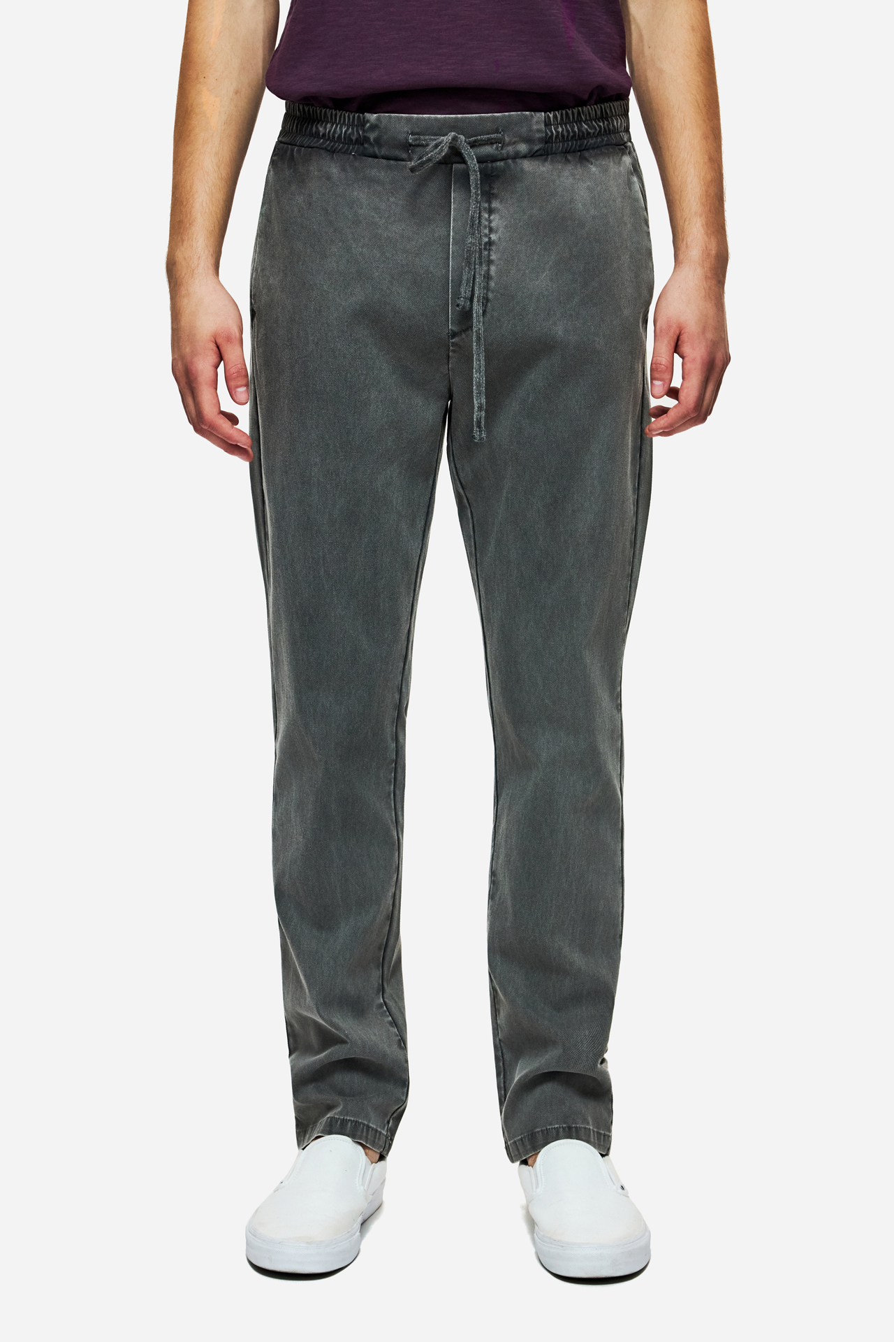 TAPERED PANTS WITH DRAWSTRING