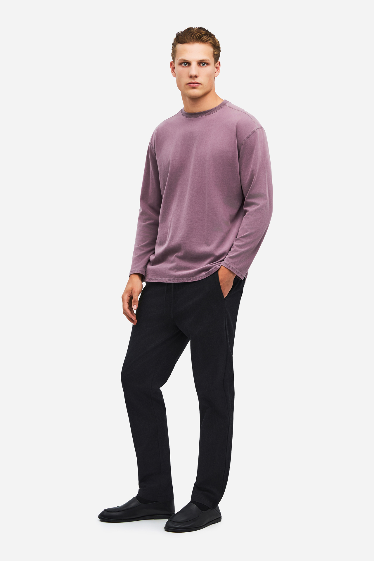 TAPERED PANTS WITH DRAWSTRING