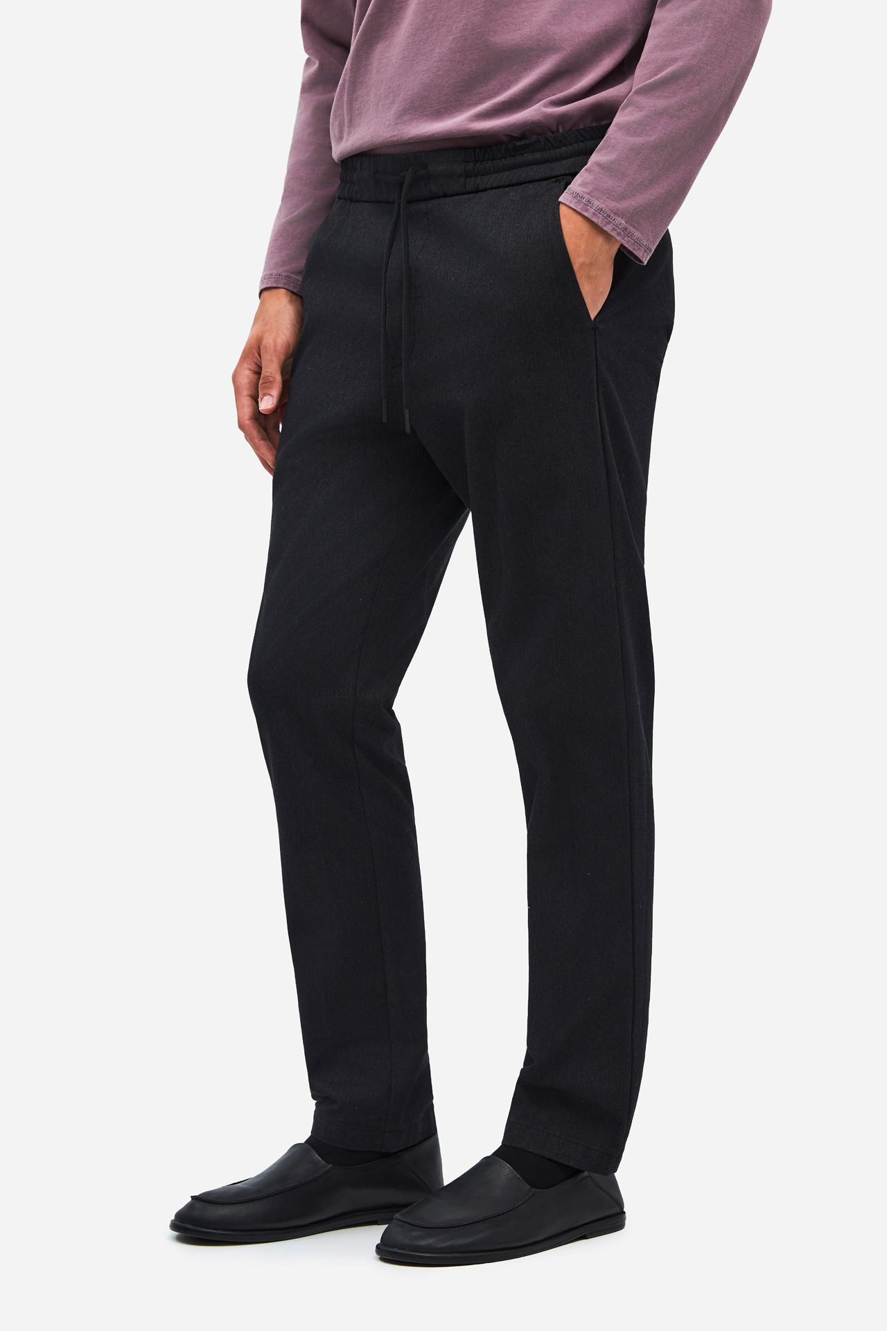 TAPERED PANTS WITH DRAWSTRING