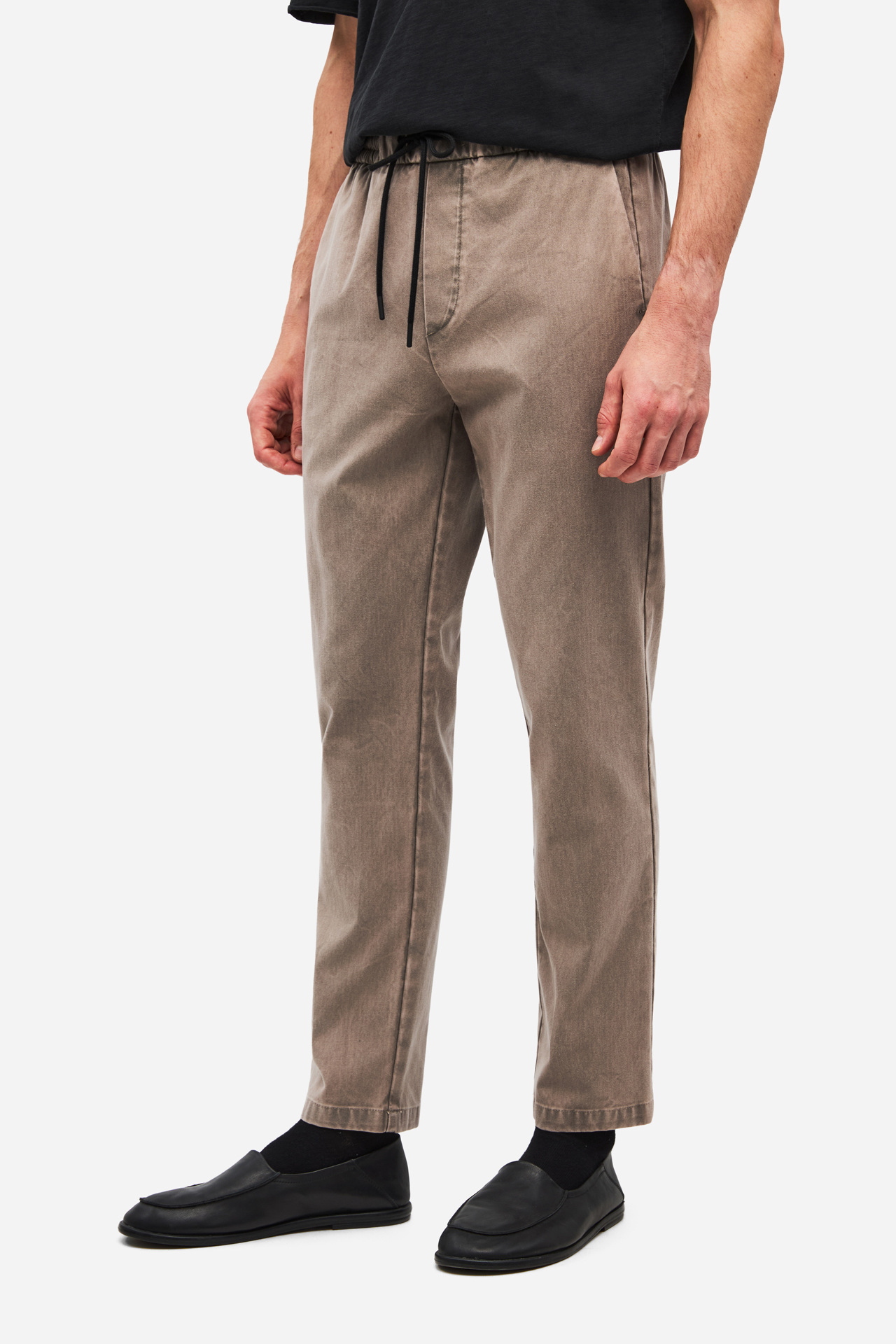 TAPERED PANTS WITH DRAWSTRING