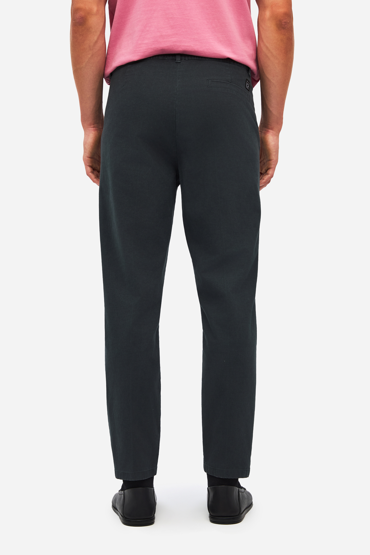 PIQUET PLEATED PANTS