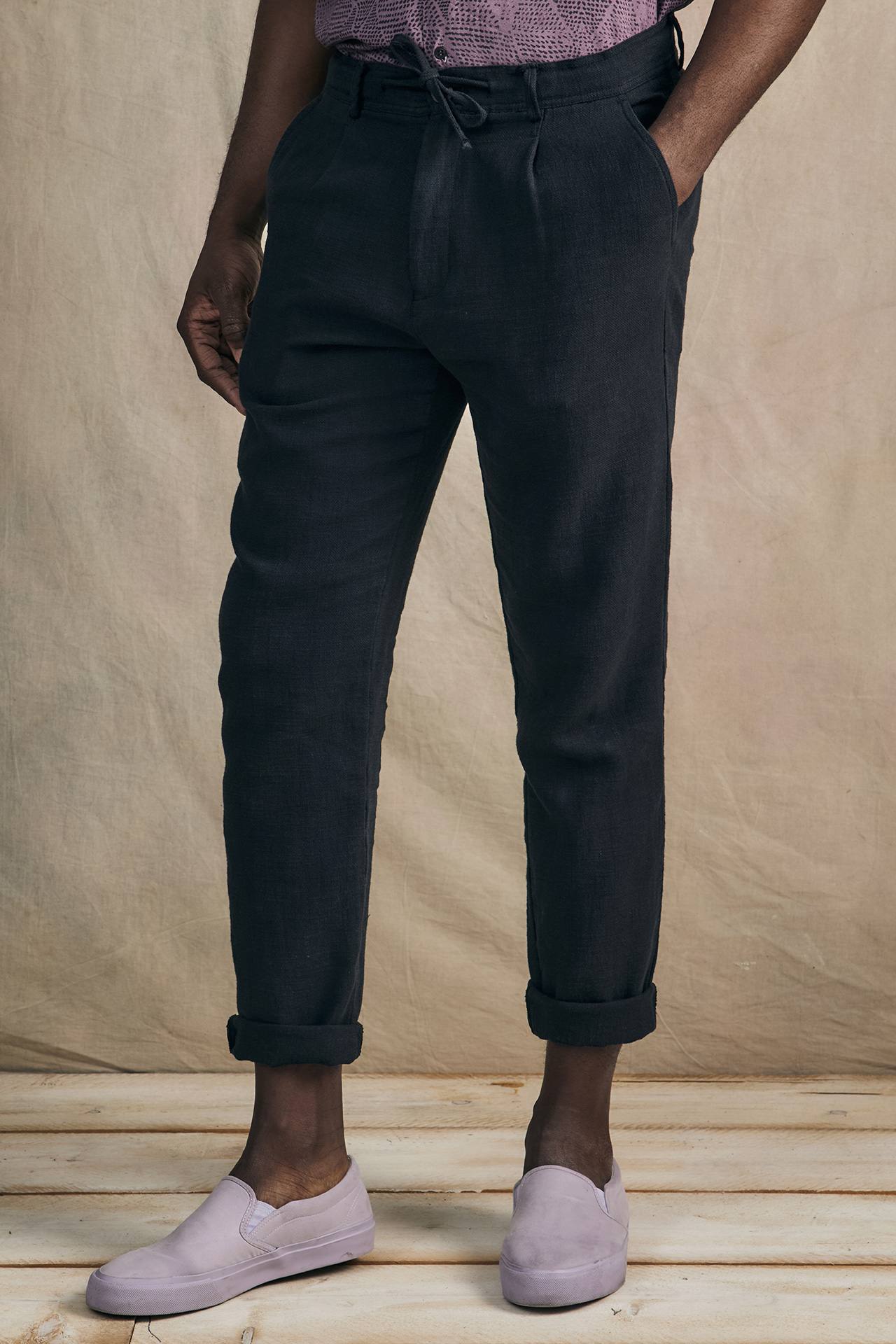 LINEN LOOSE FIT PANT